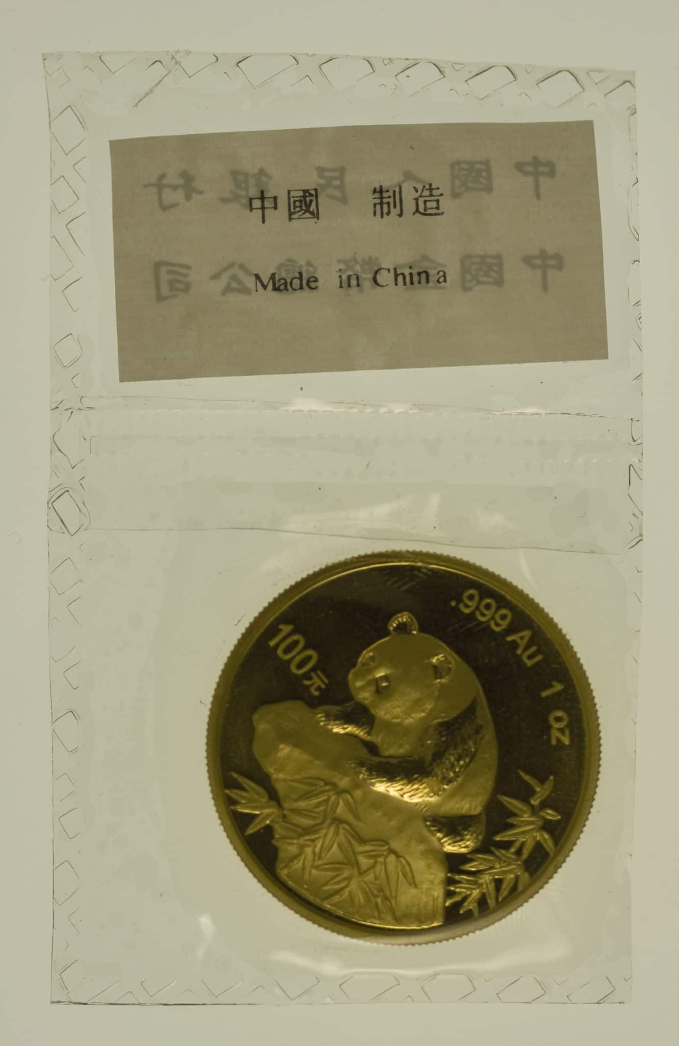 China Panda 1 Unze 1999