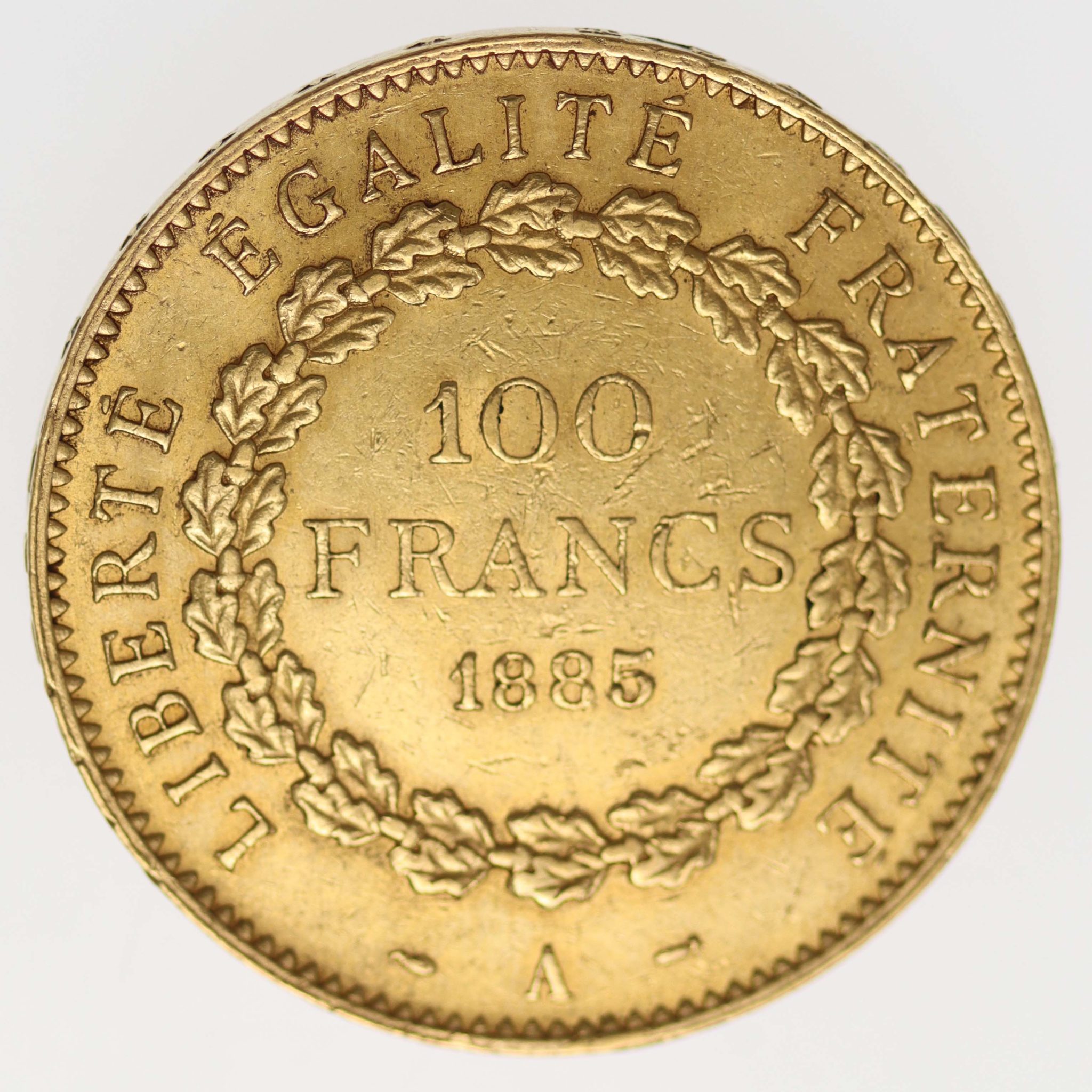 Frankreich 100 Francs 1885 A