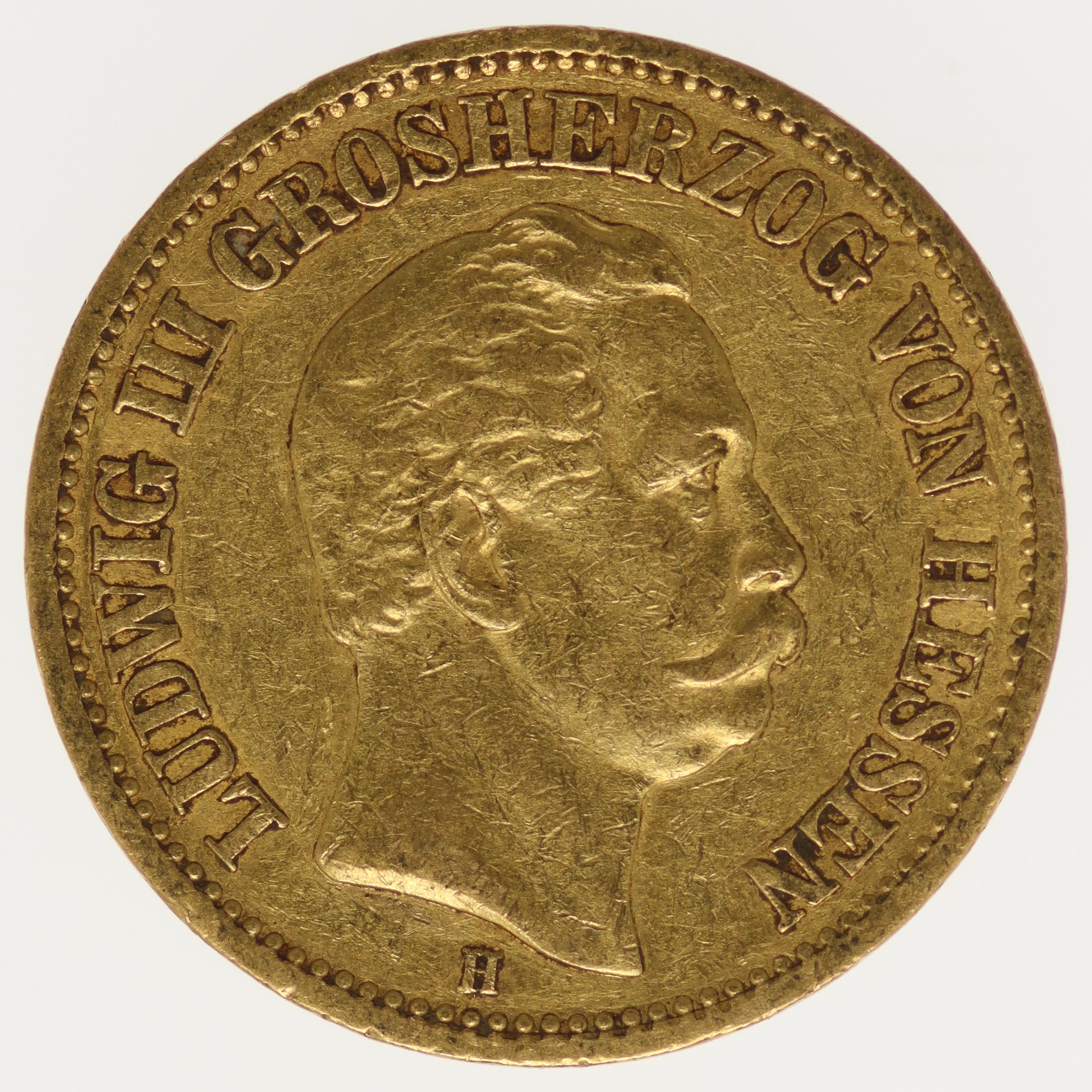 Hessen Ludwig III. 20 Mark 1872