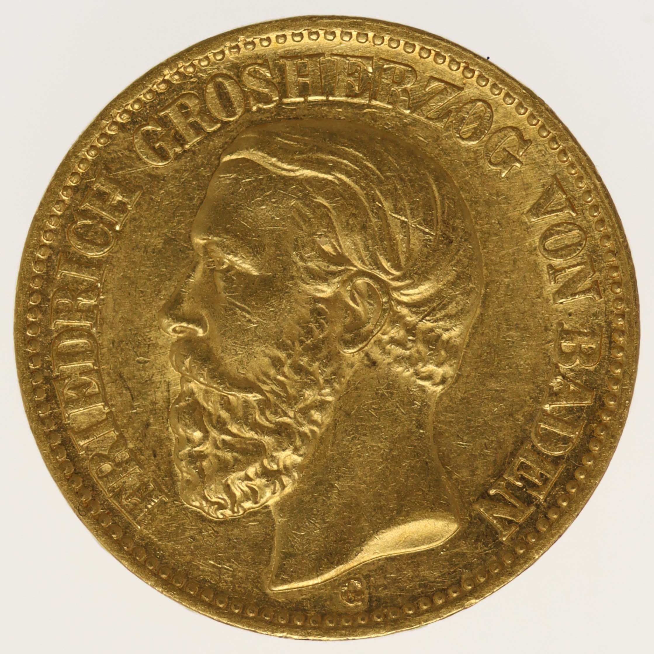 Baden Friedrich I. 20 Mark 1894