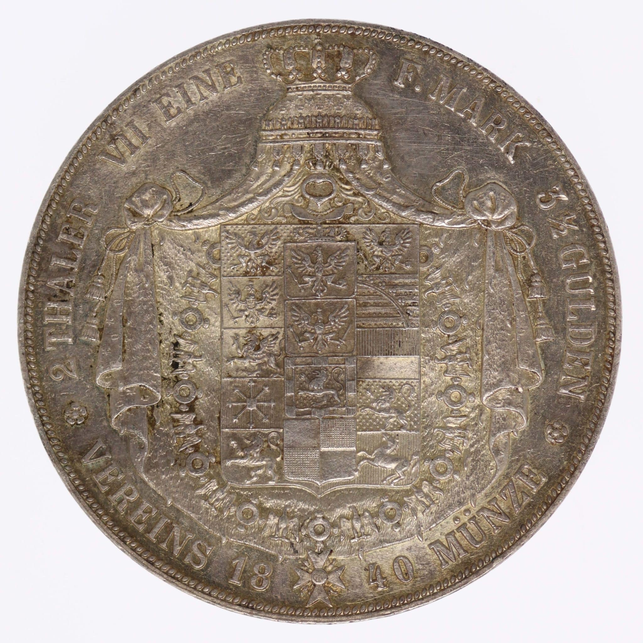 Preussen Friedrich Wilhelm III. Doppeltaler 1840