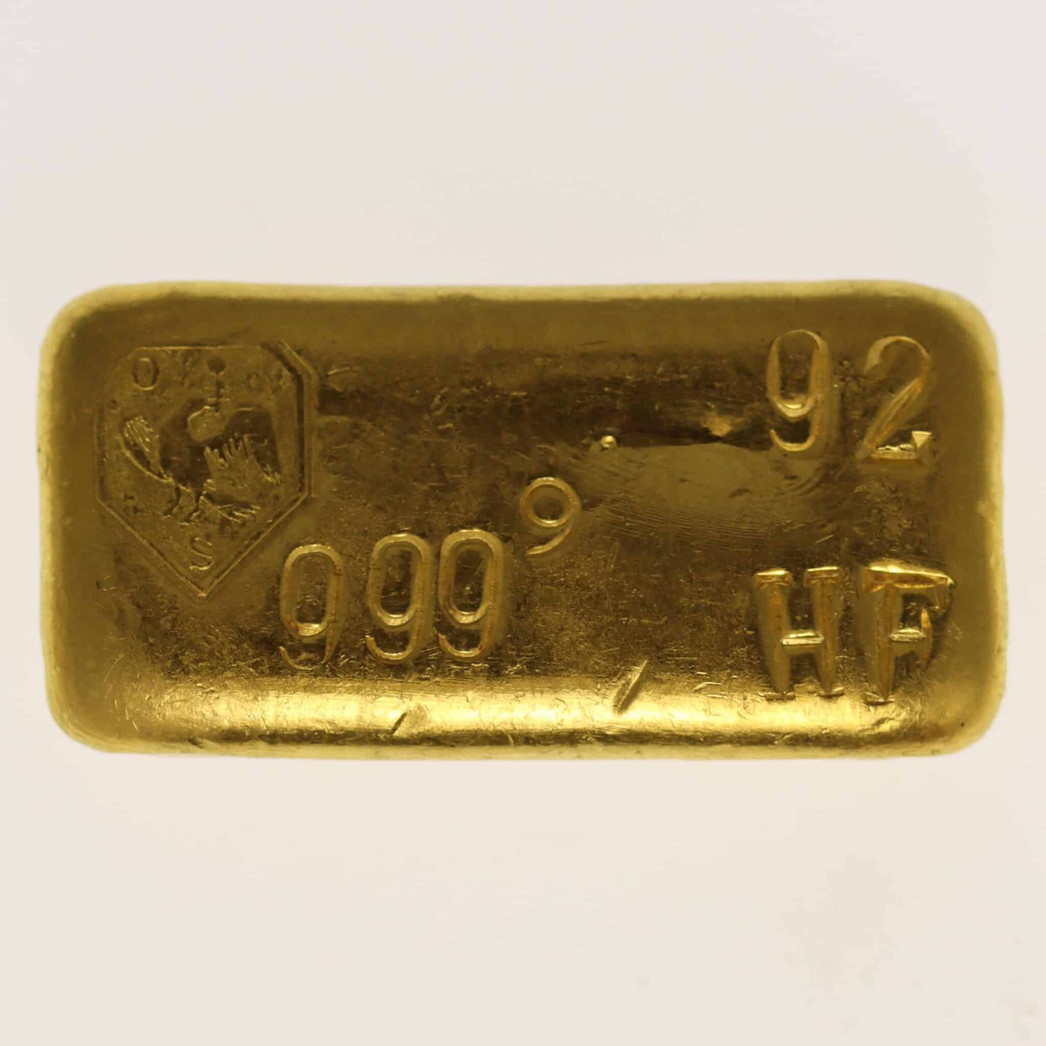 Goldbarren 100 Gramm Schöne Edelmetaal N.V.
