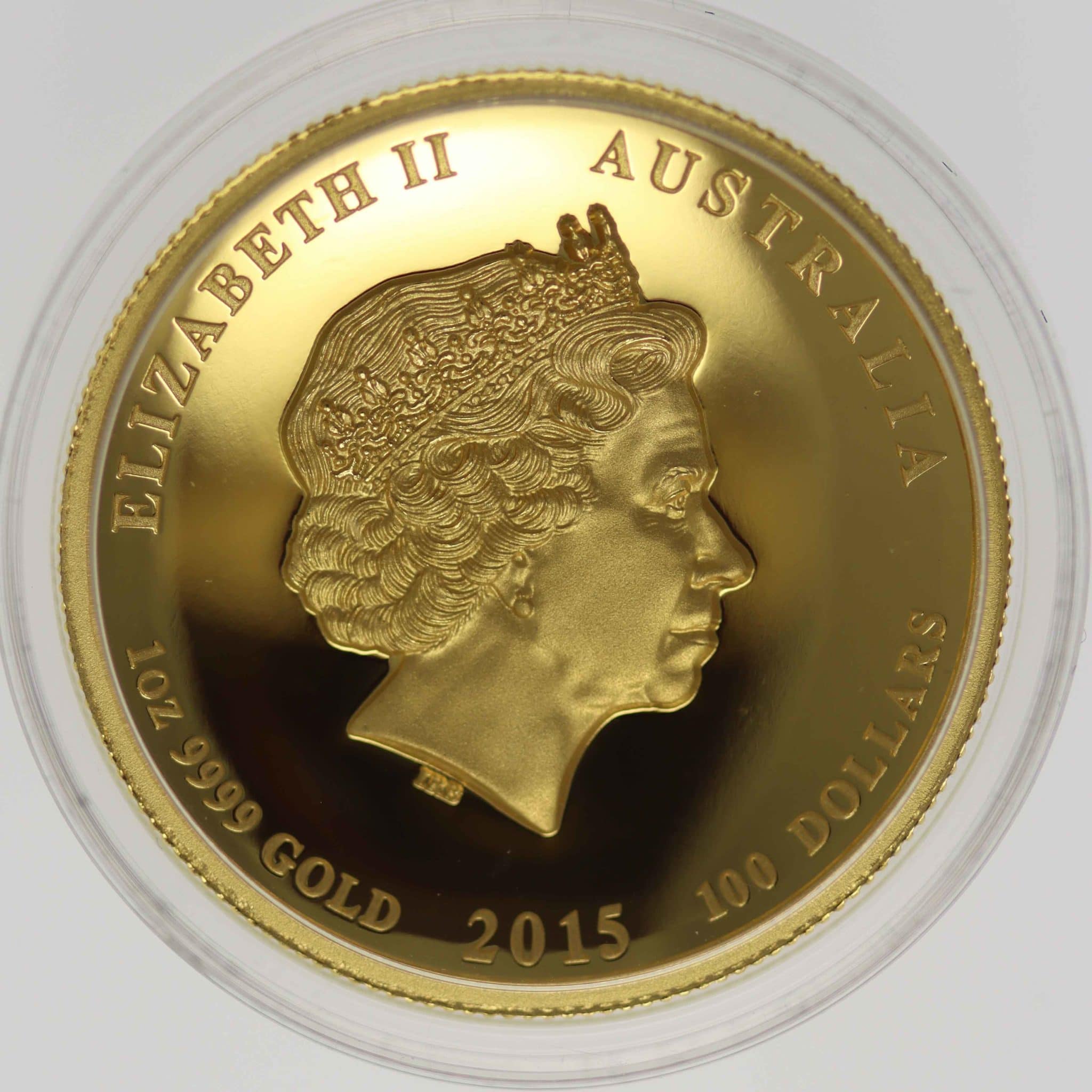 Australien Elisabeth II. 100 Dollars 2015 Lunar II Year of the Goat