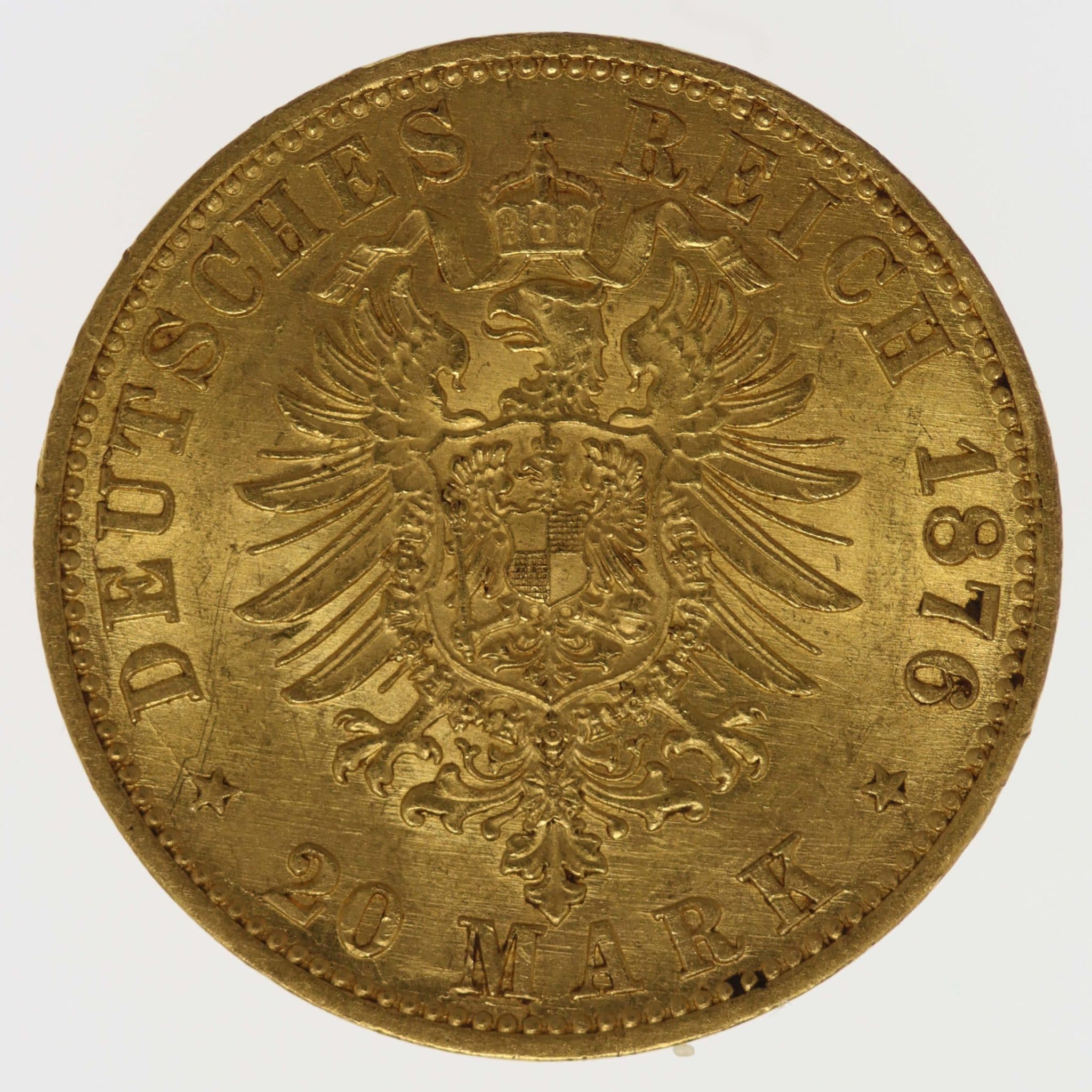 Preussen Wilhelm I. 20 Mark 1876 A