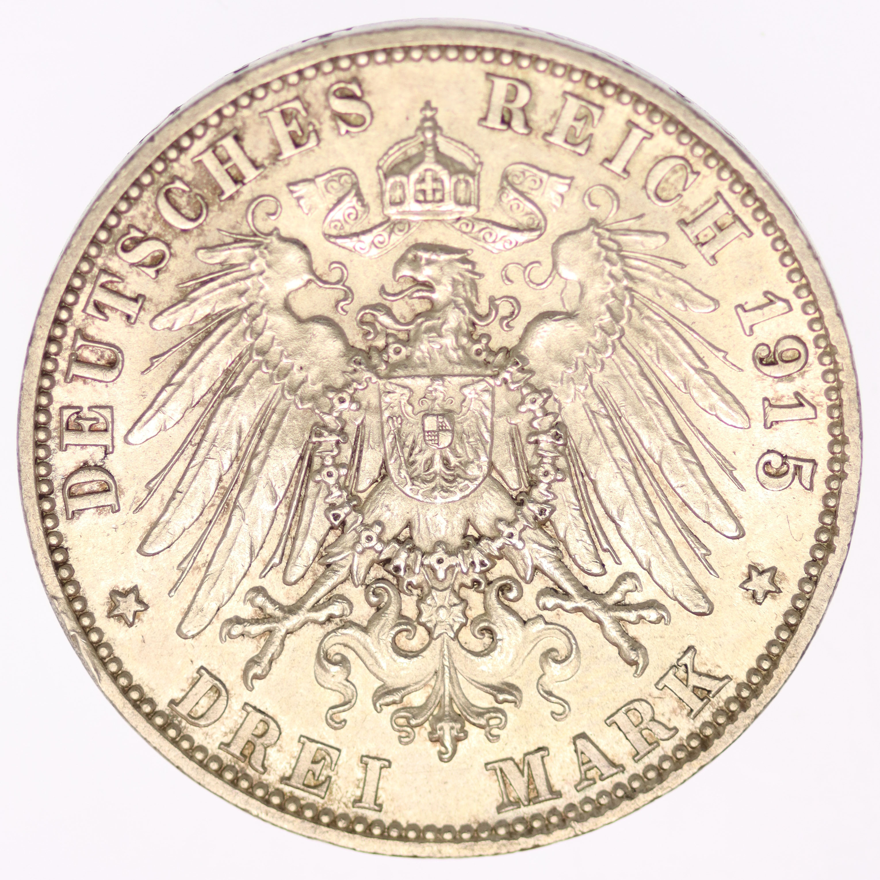 Sachsen Meiningen Georg II. 3 Mark 1915
