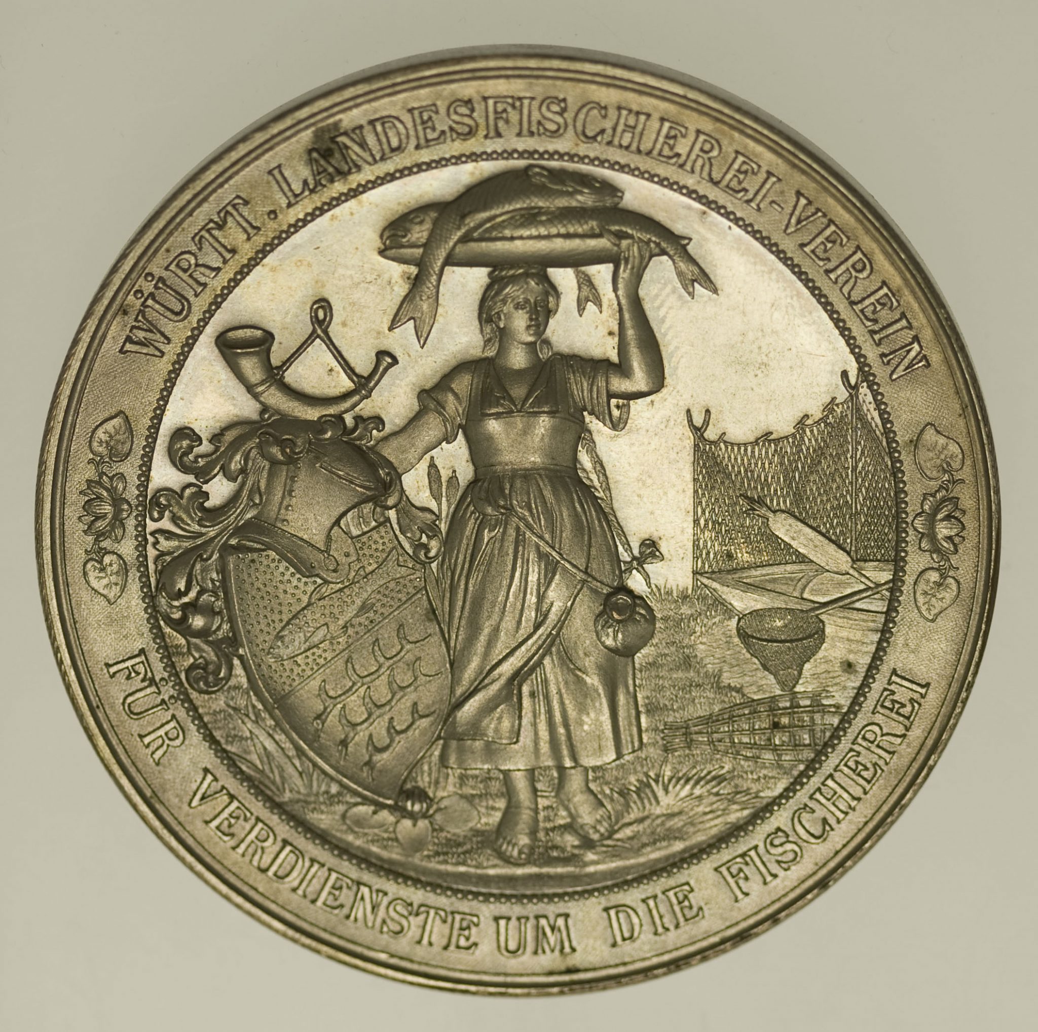 Württemberg Wilhelm II. Silbermedaille o.J.