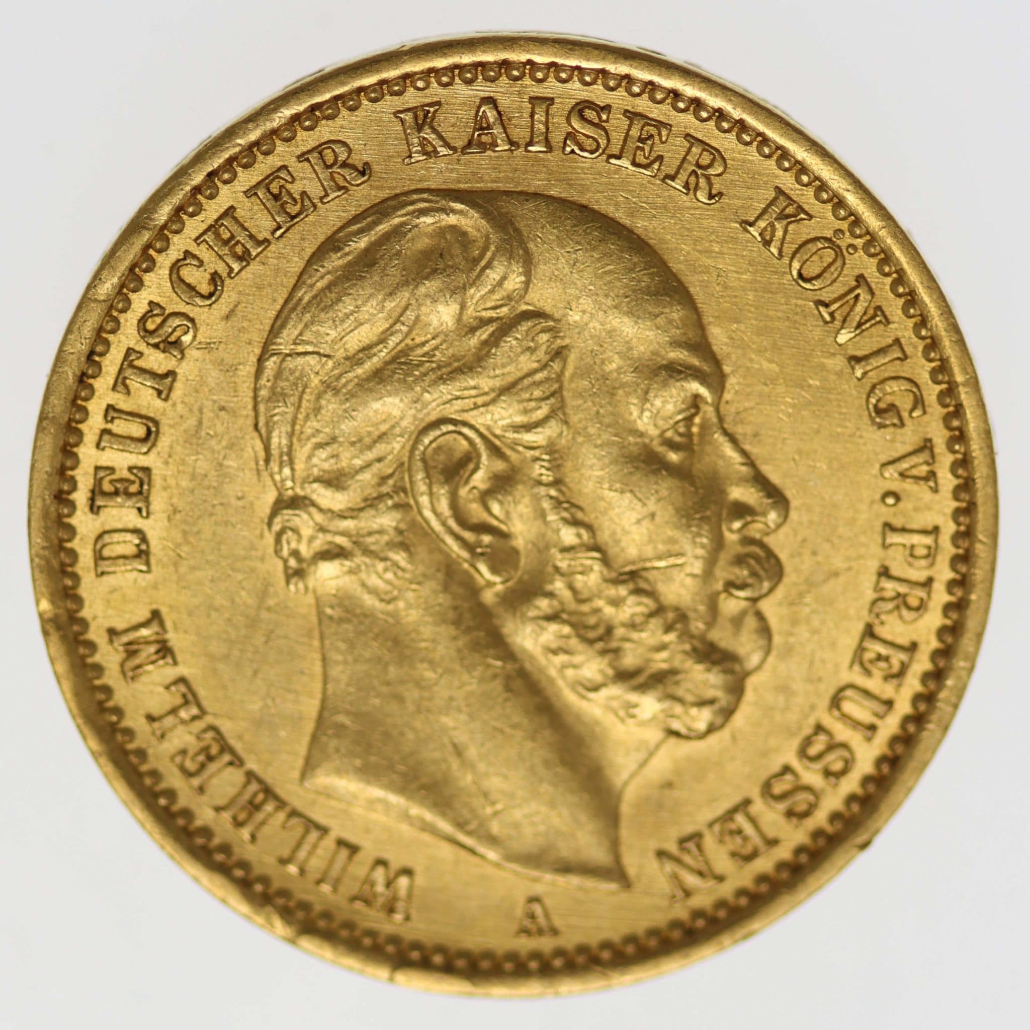 Preussen Wilhelm I. 20 Mark 1876 A