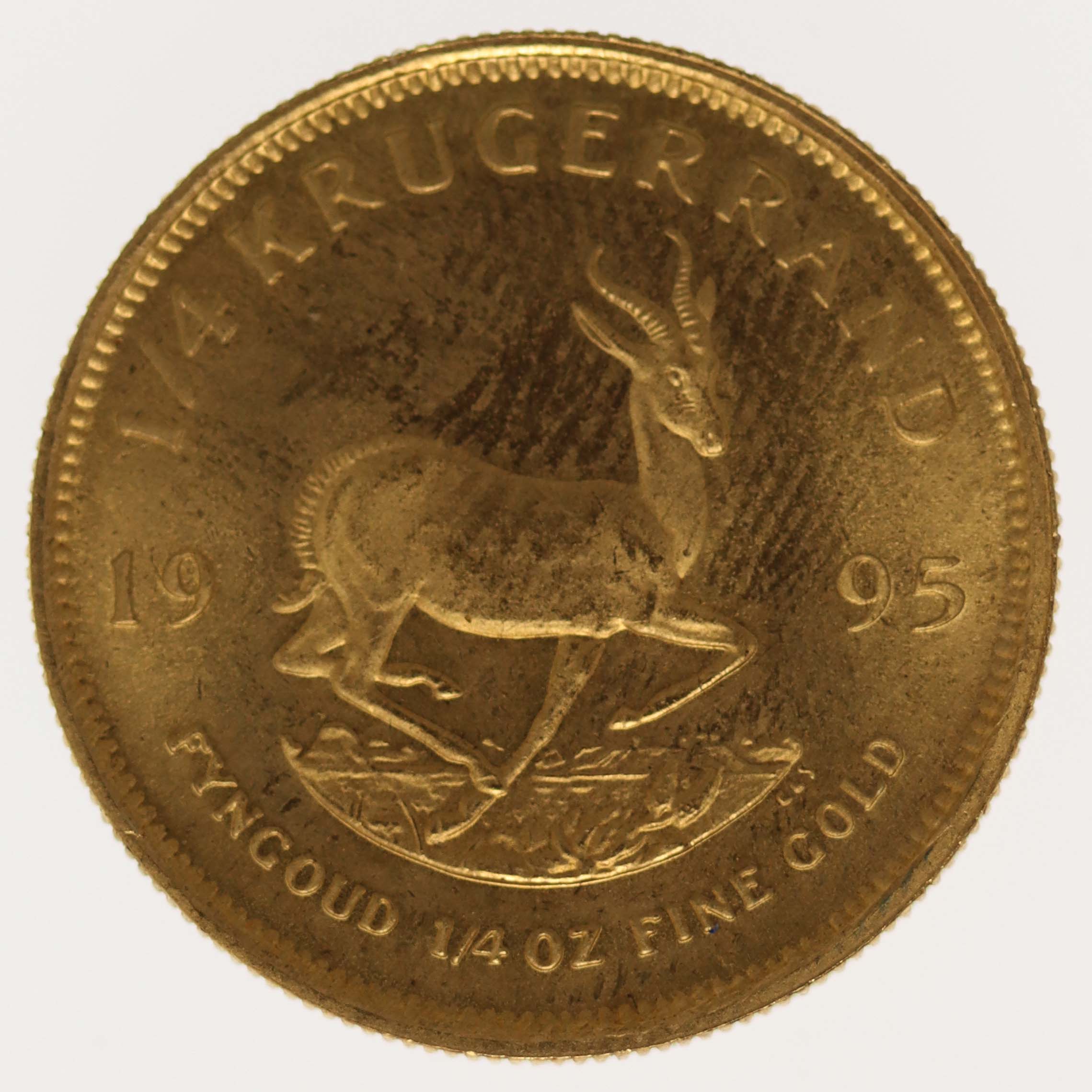 Südafrika Krügerrand 1/4 Unze 1995