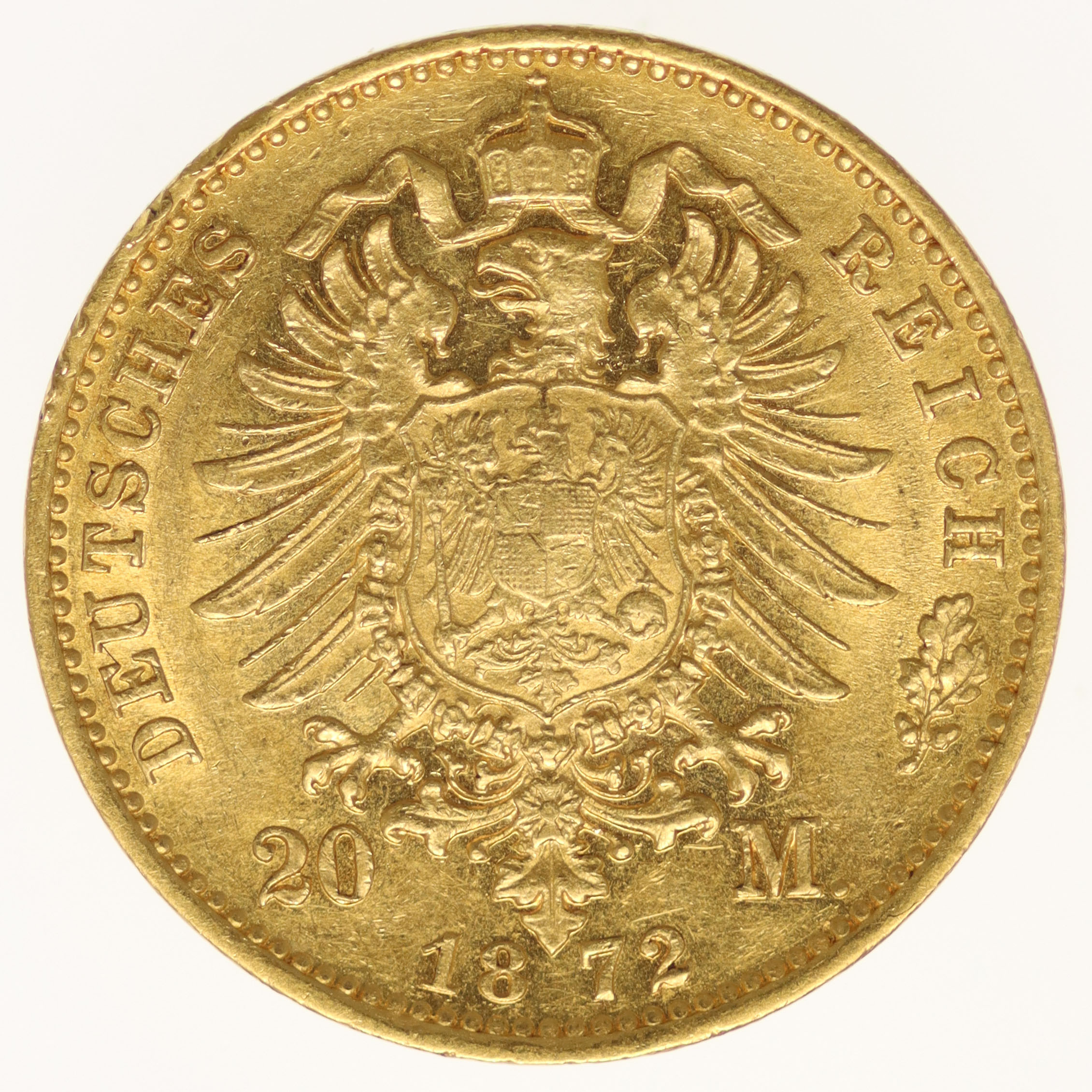 Mecklenburg Schwerin Friedrich Franz II. 20 Mark 1872 A