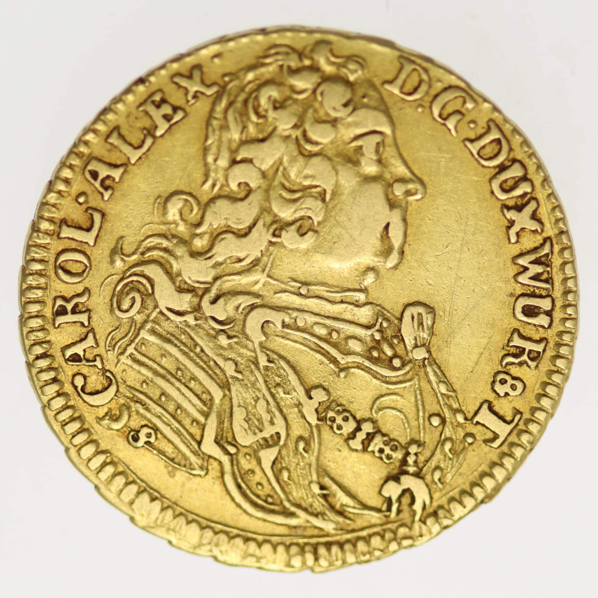 Württemberg Karl Alexander 1/2 Karolin 1735