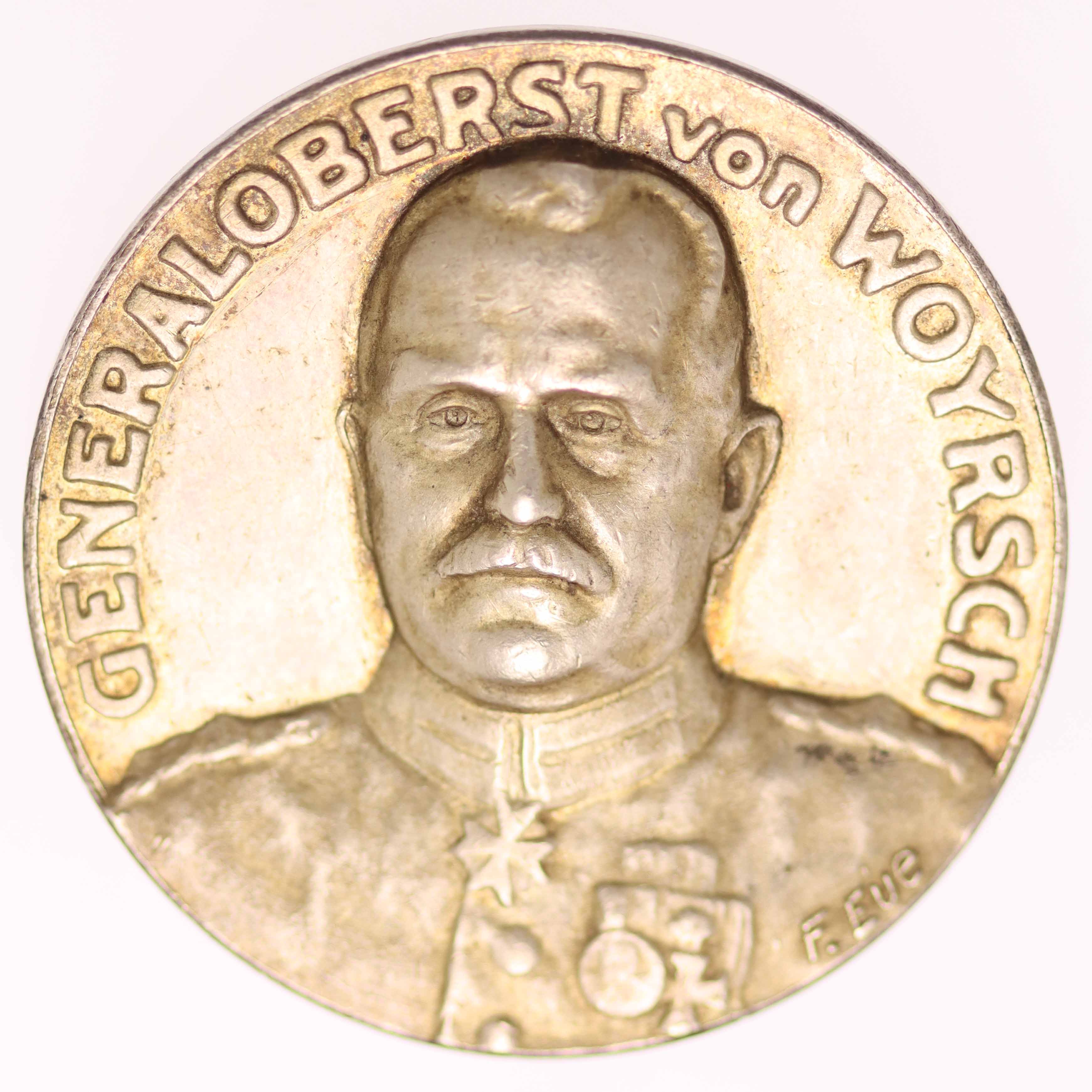 Remus von Woyrsch Silbermedaille 1915
