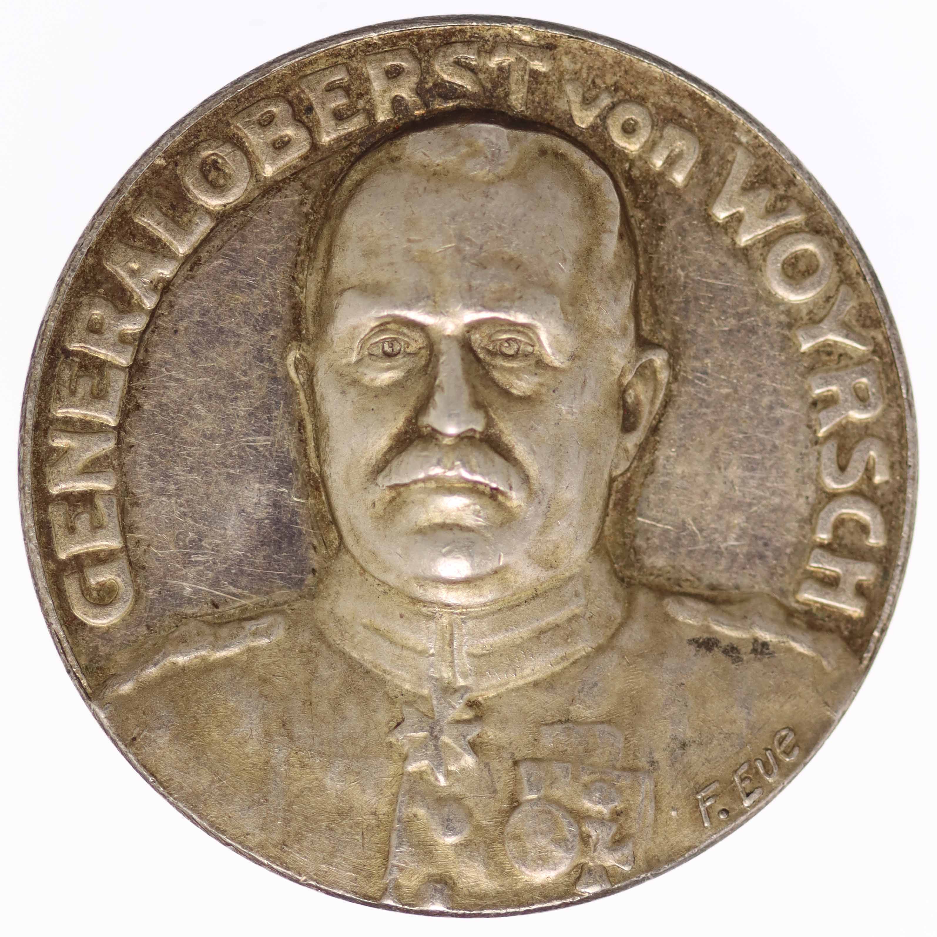 Remus von Woyrsch Silbermedaille 1915
