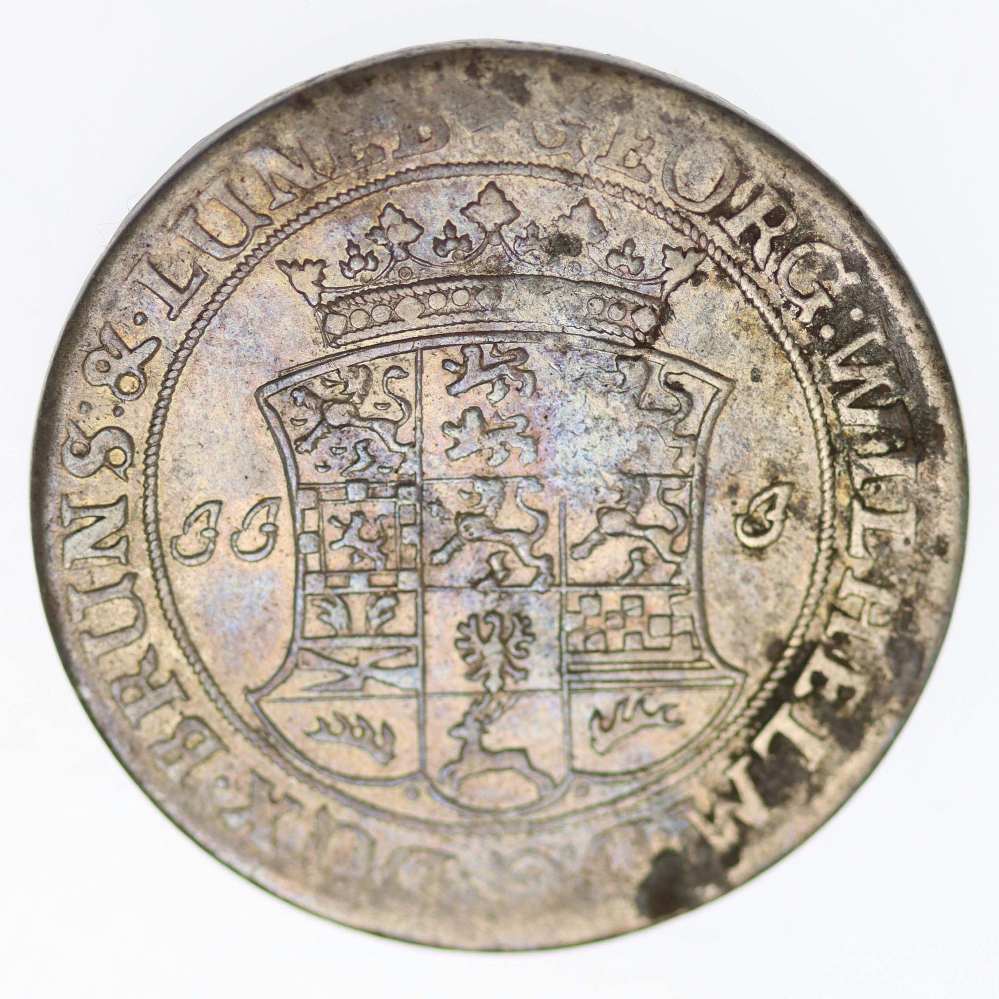 Braunschweig Lüneburg Celle Georg Wilhem 2/3 Taler 1692