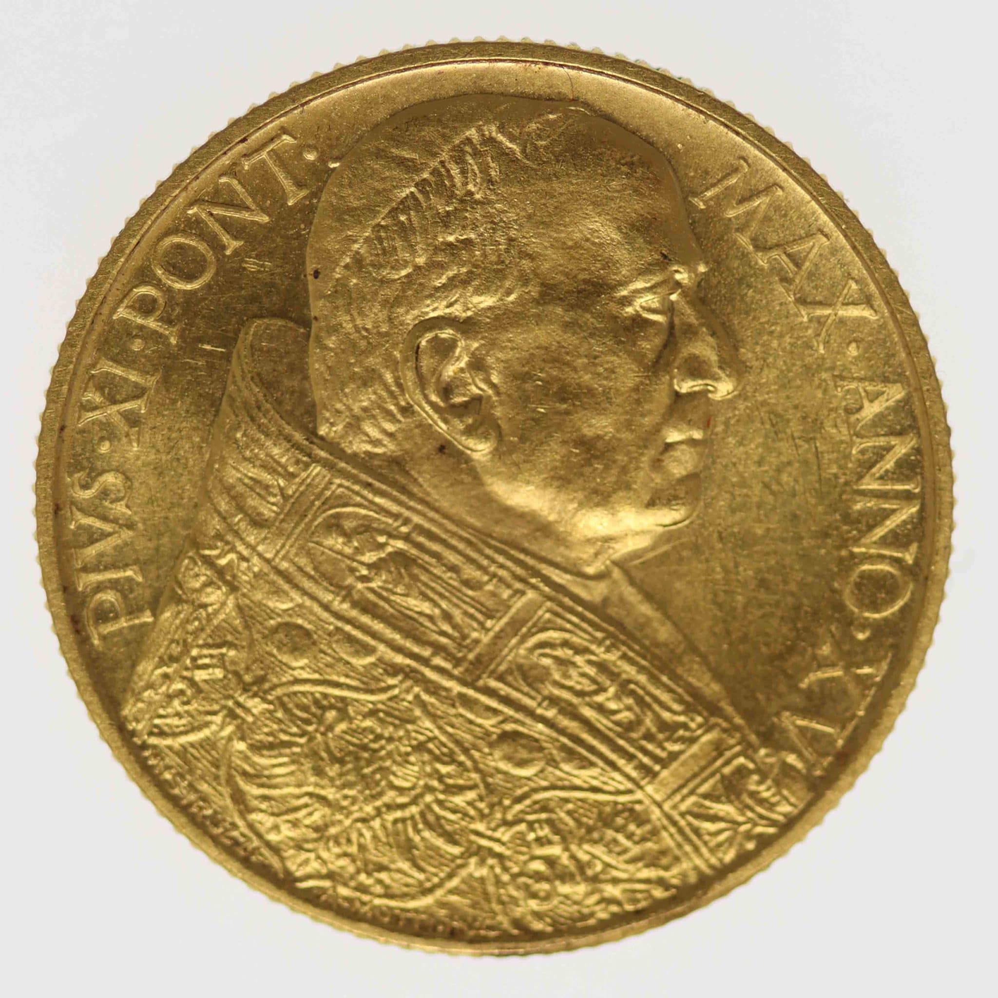 Vatikan Pius XI. Münzset 1936