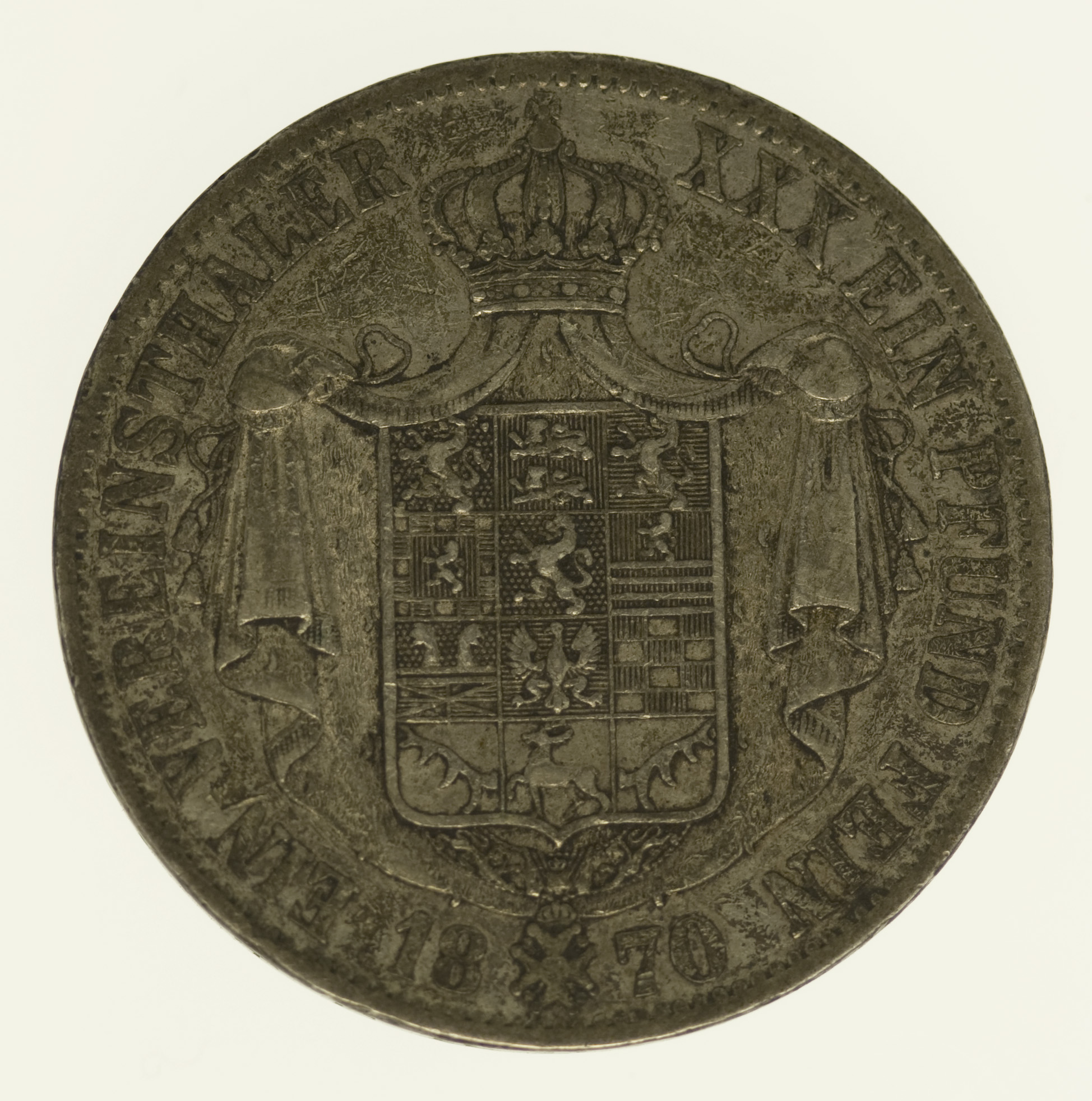 Braunschweig Wolfenbüttel Wilhelm Vereinstaler 1870