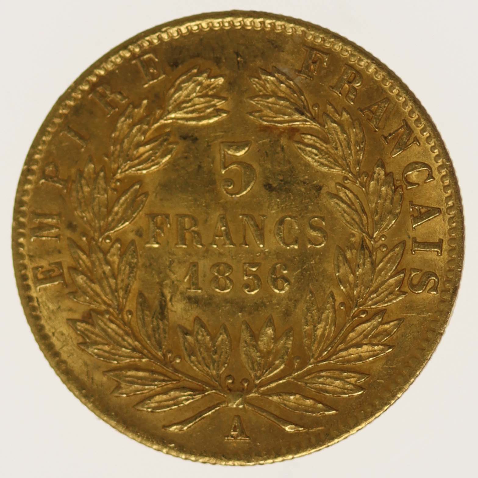 Frankreich Napoleon III. 5 Francs 1856 A