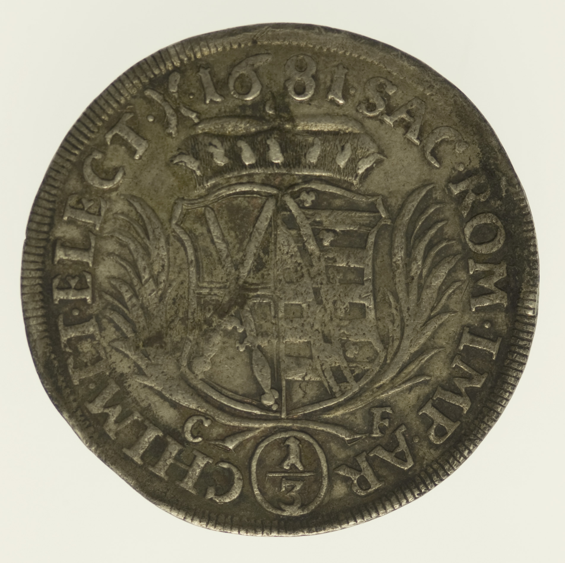 Sachsen Johann Georg III. 1/3 Taler 1681