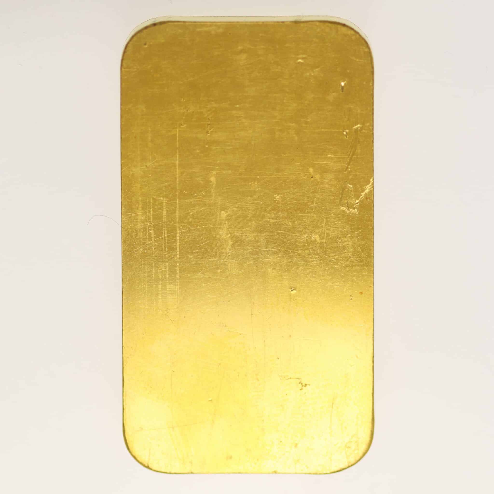 Goldbarren 100 Gramm Johnson Matthey für Credit Suisse