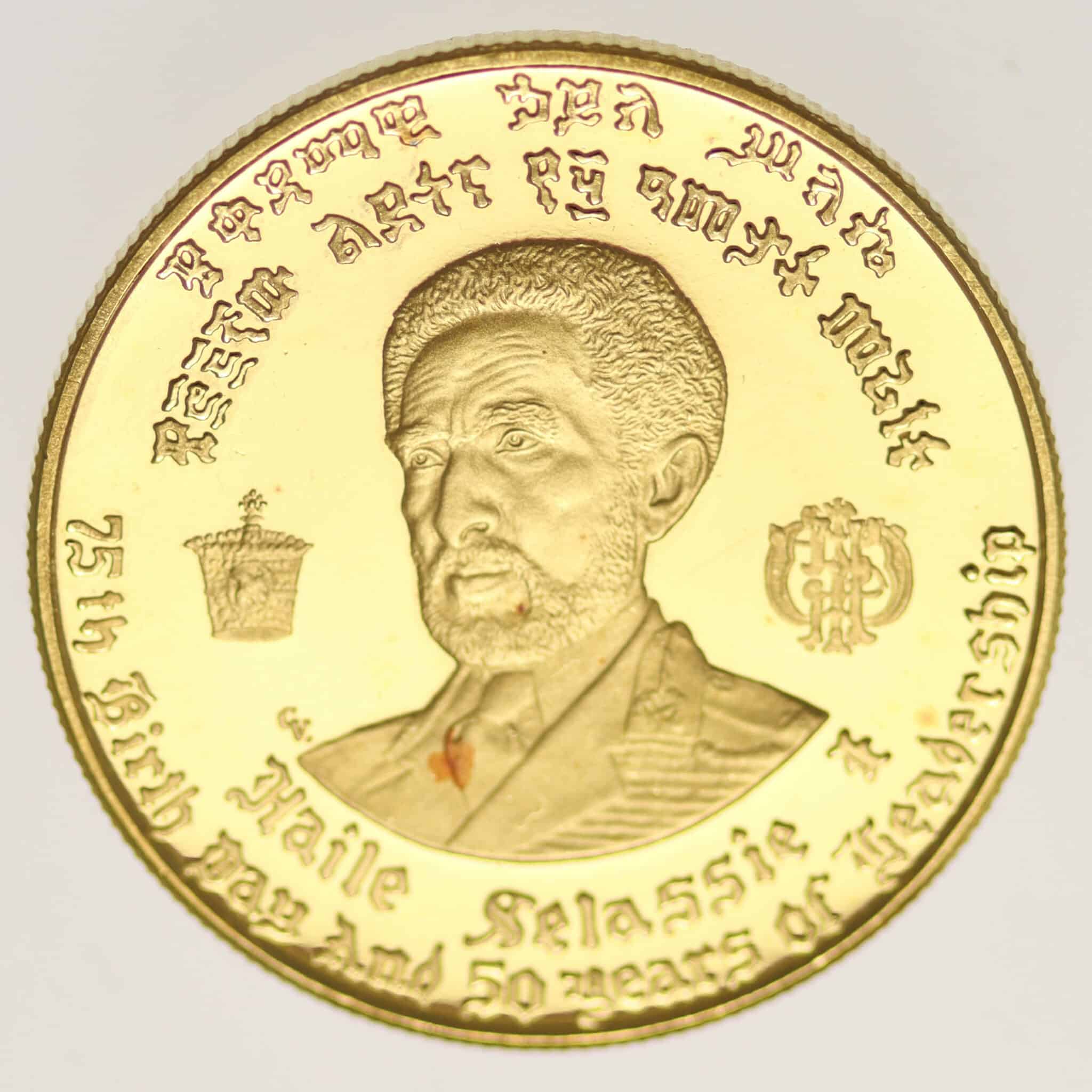 Äthiopien Haile Selassi 20 Dollars 1966