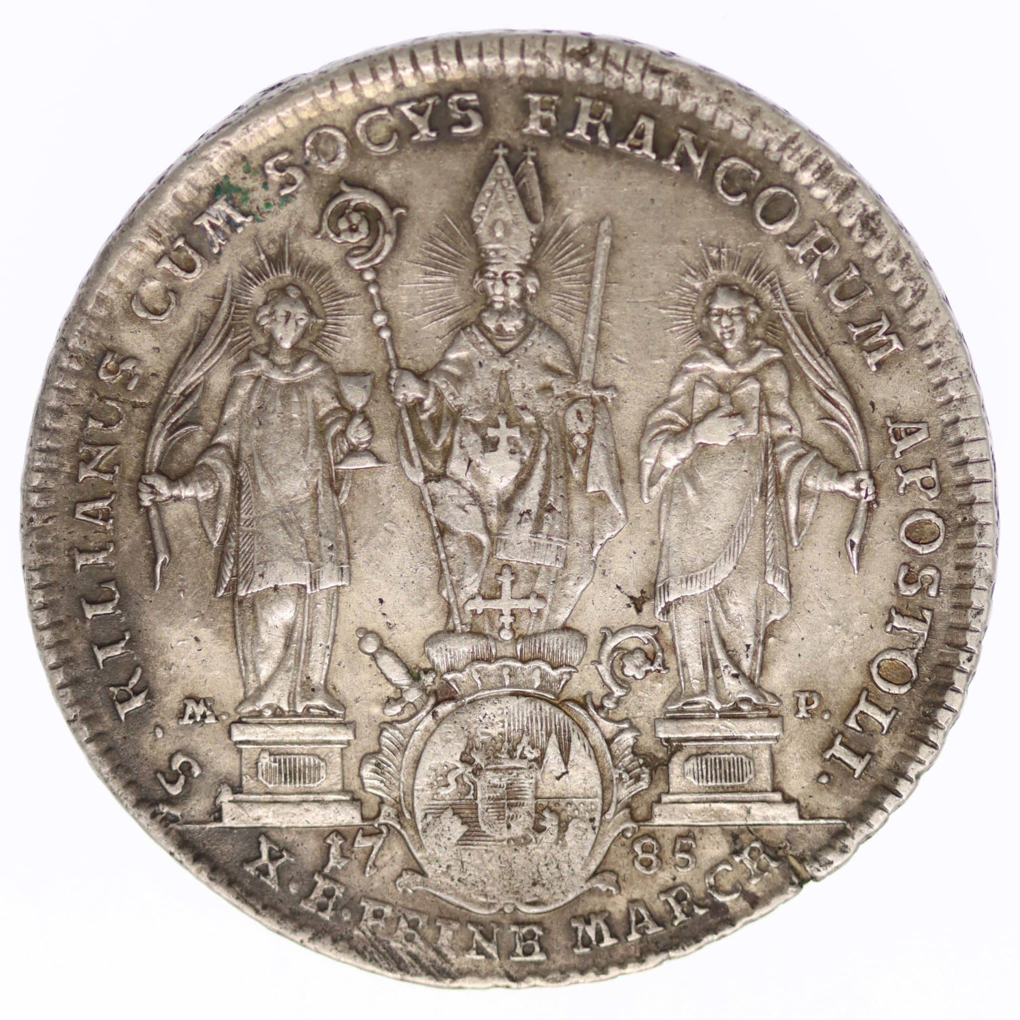 Würzburg Franz Ludwig von Erthal Konventionstaler 1785