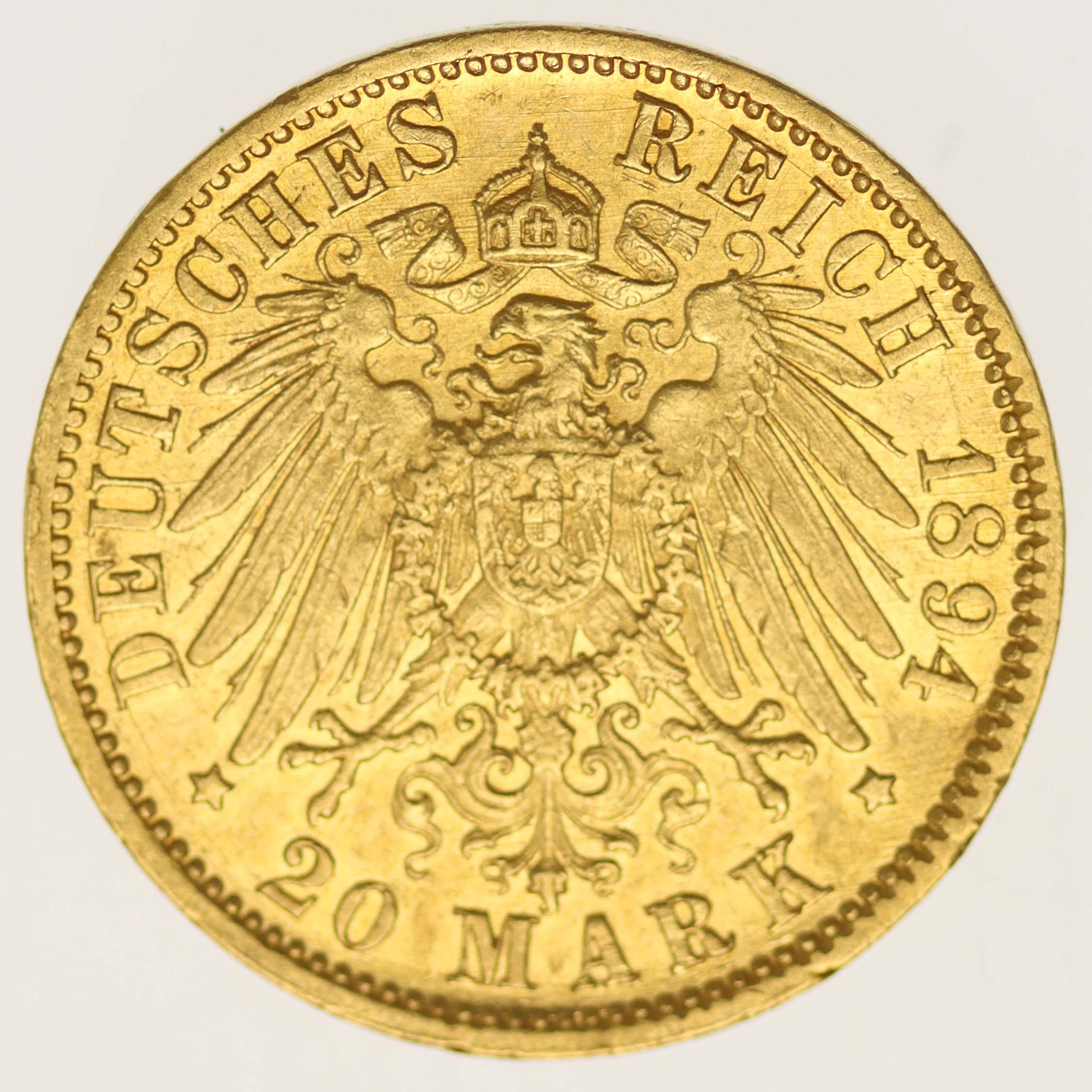 Baden Friedrich I. 20 Mark 1894