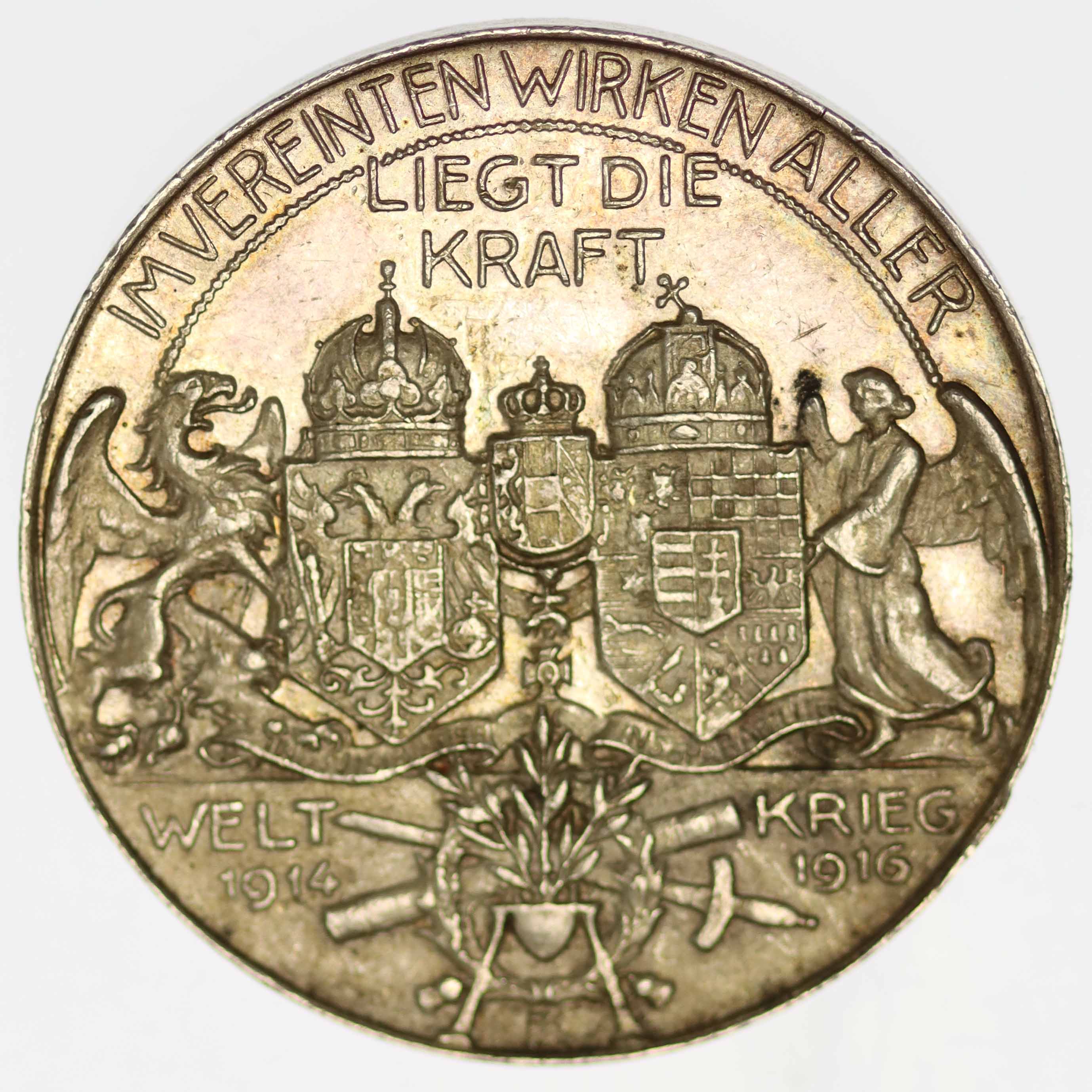 Friedrich von Österreich-Teschen Silbermedaille 1916
