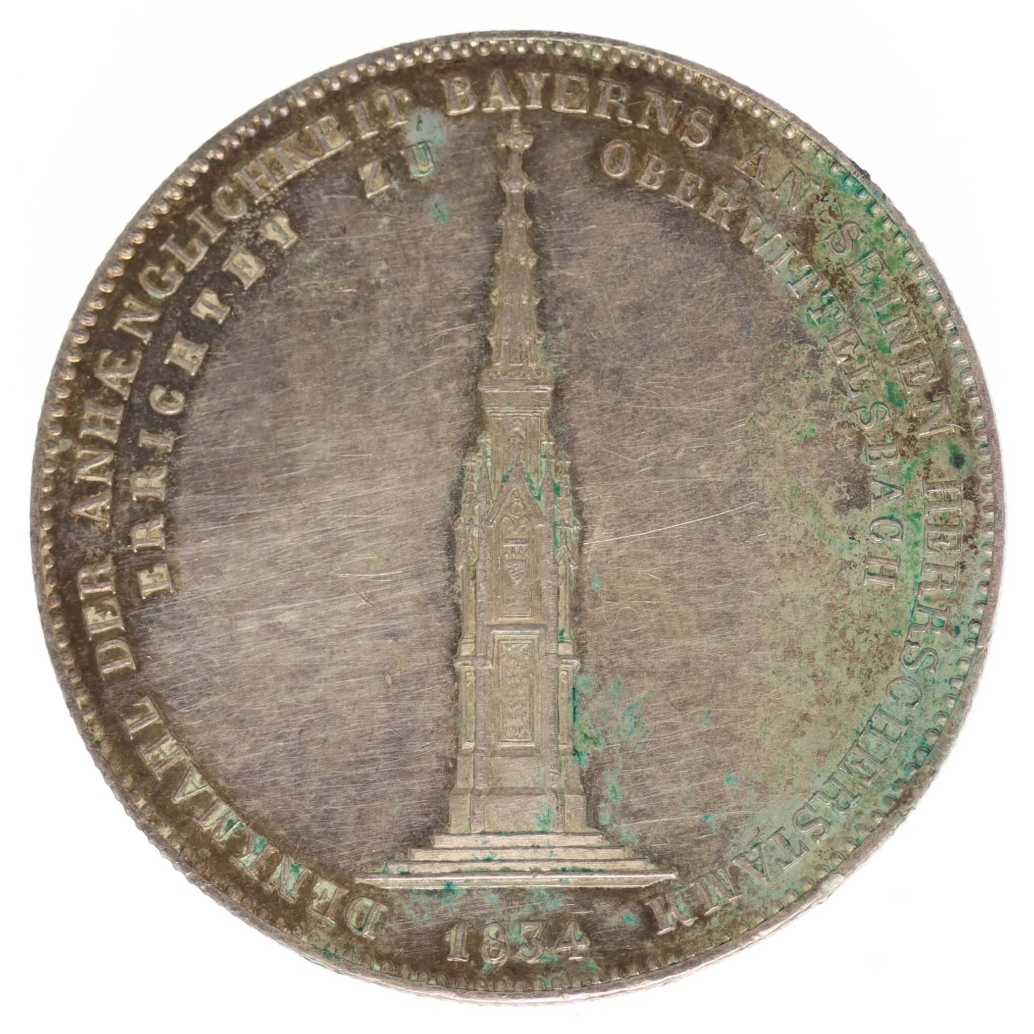 Bayern Ludwig I. Geschichtstaler 1834