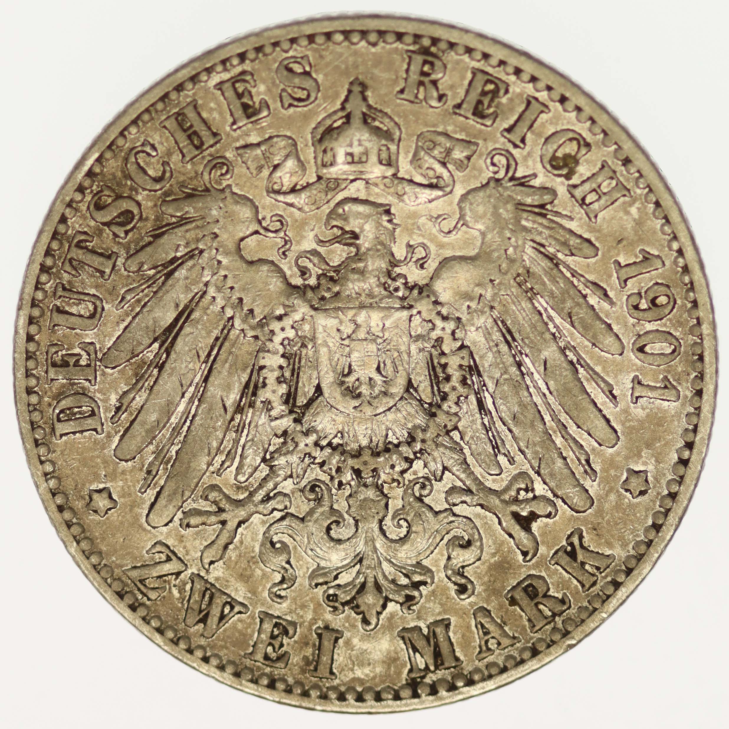 Oldenburg Friedrich August 2 Mark 1901