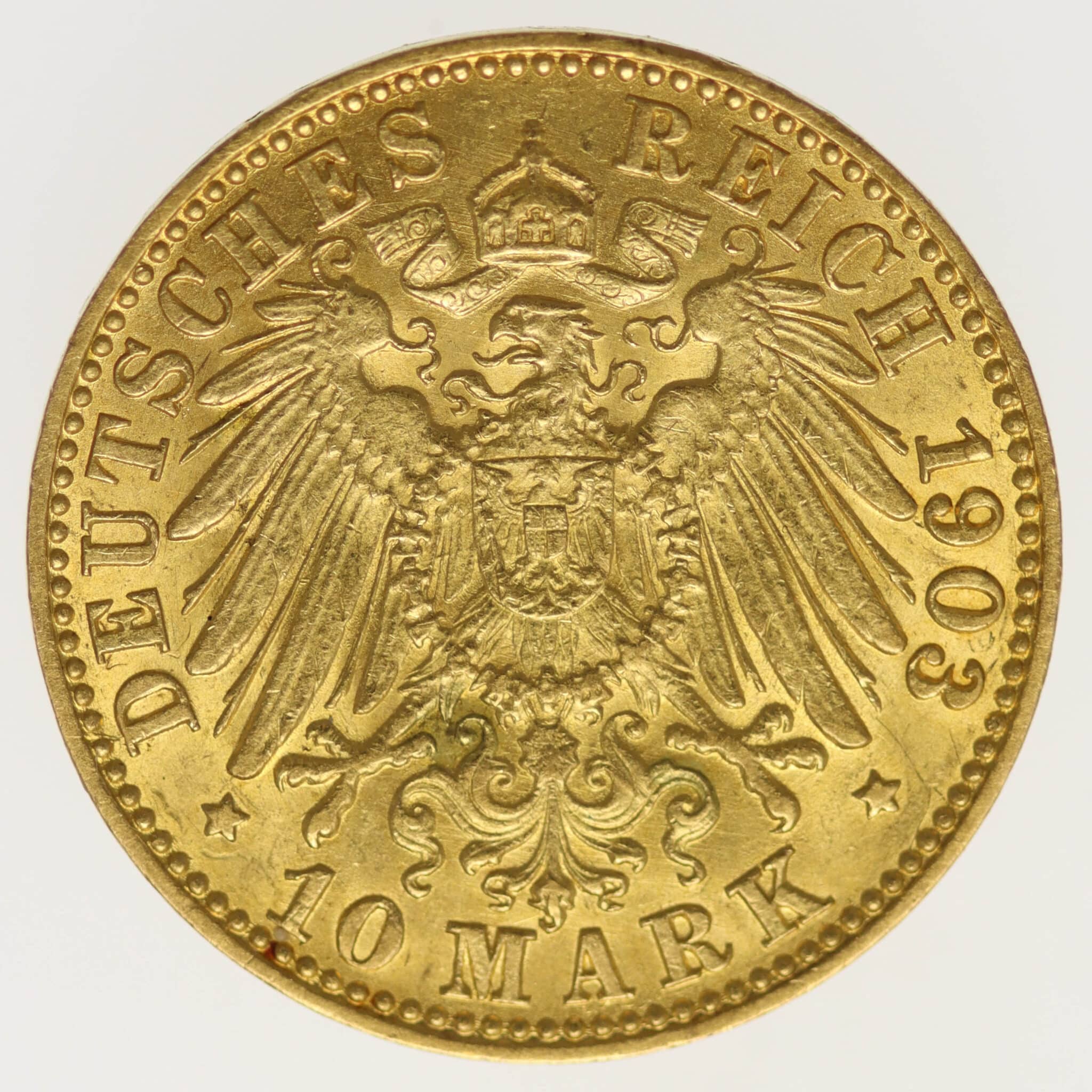 Hamburg 10 Mark 1903