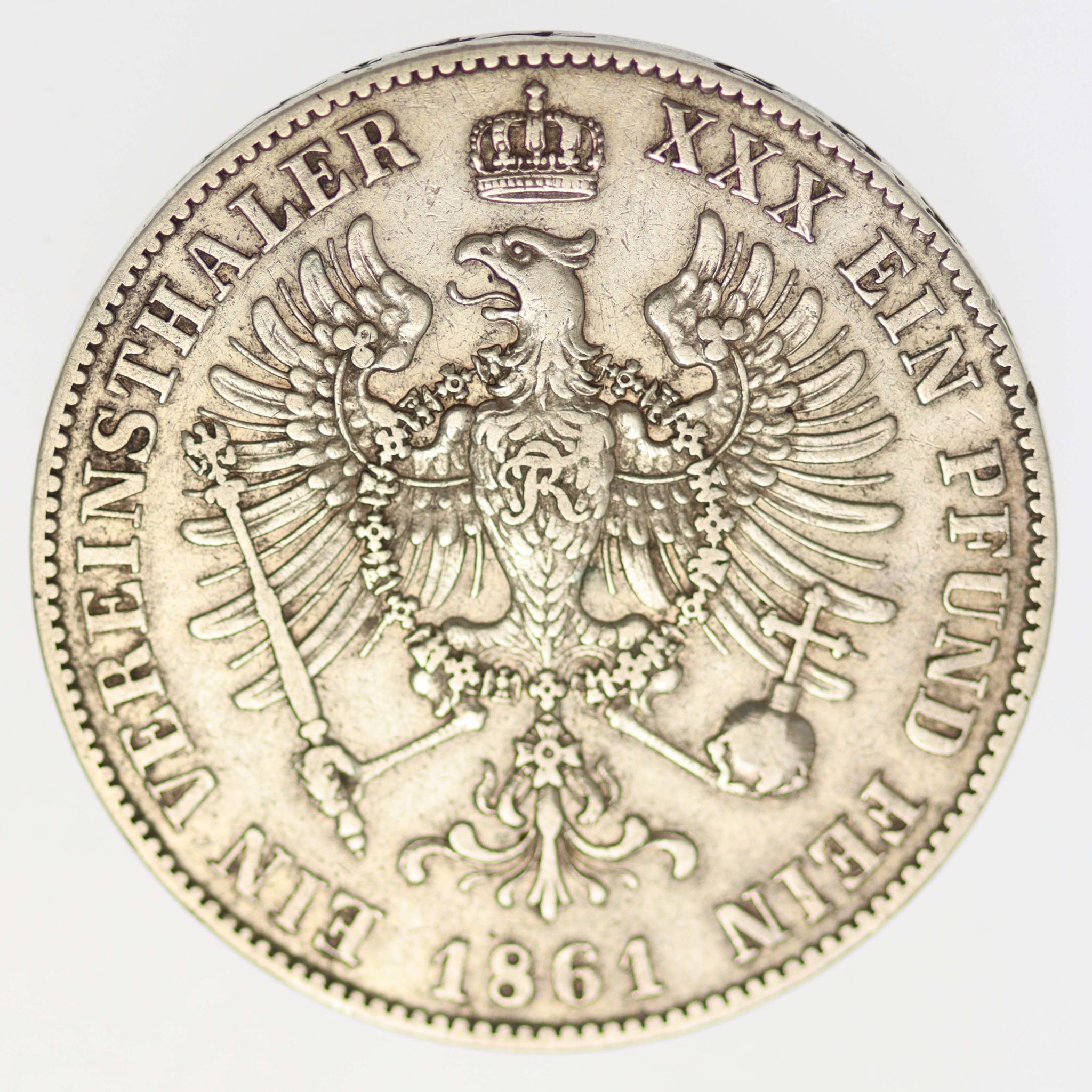 Preussen Friedrich Wilhelm IV. Vereinstaler 1861