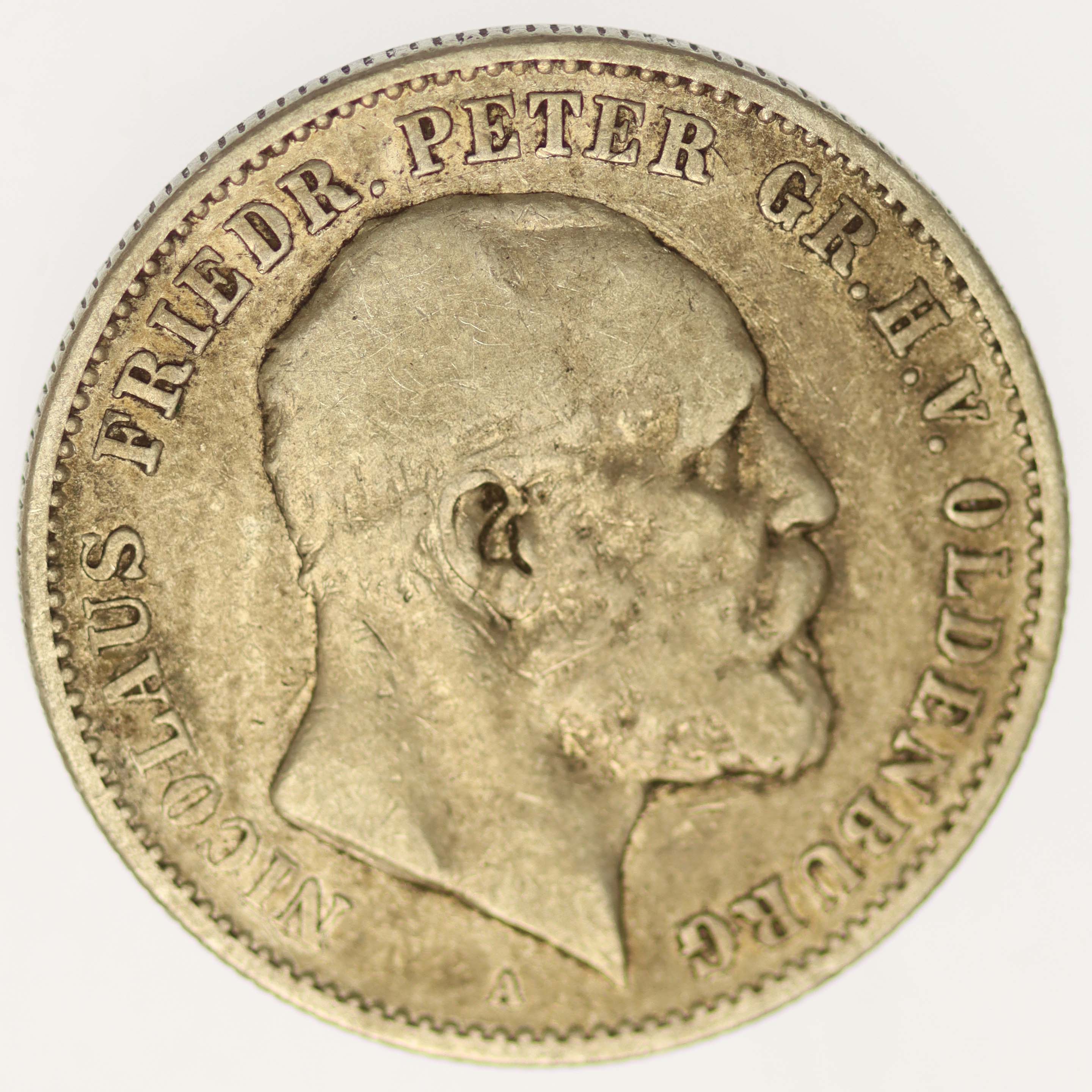 Oldenburg Nicolaus Friedrich Peter 2 Mark 1891 A