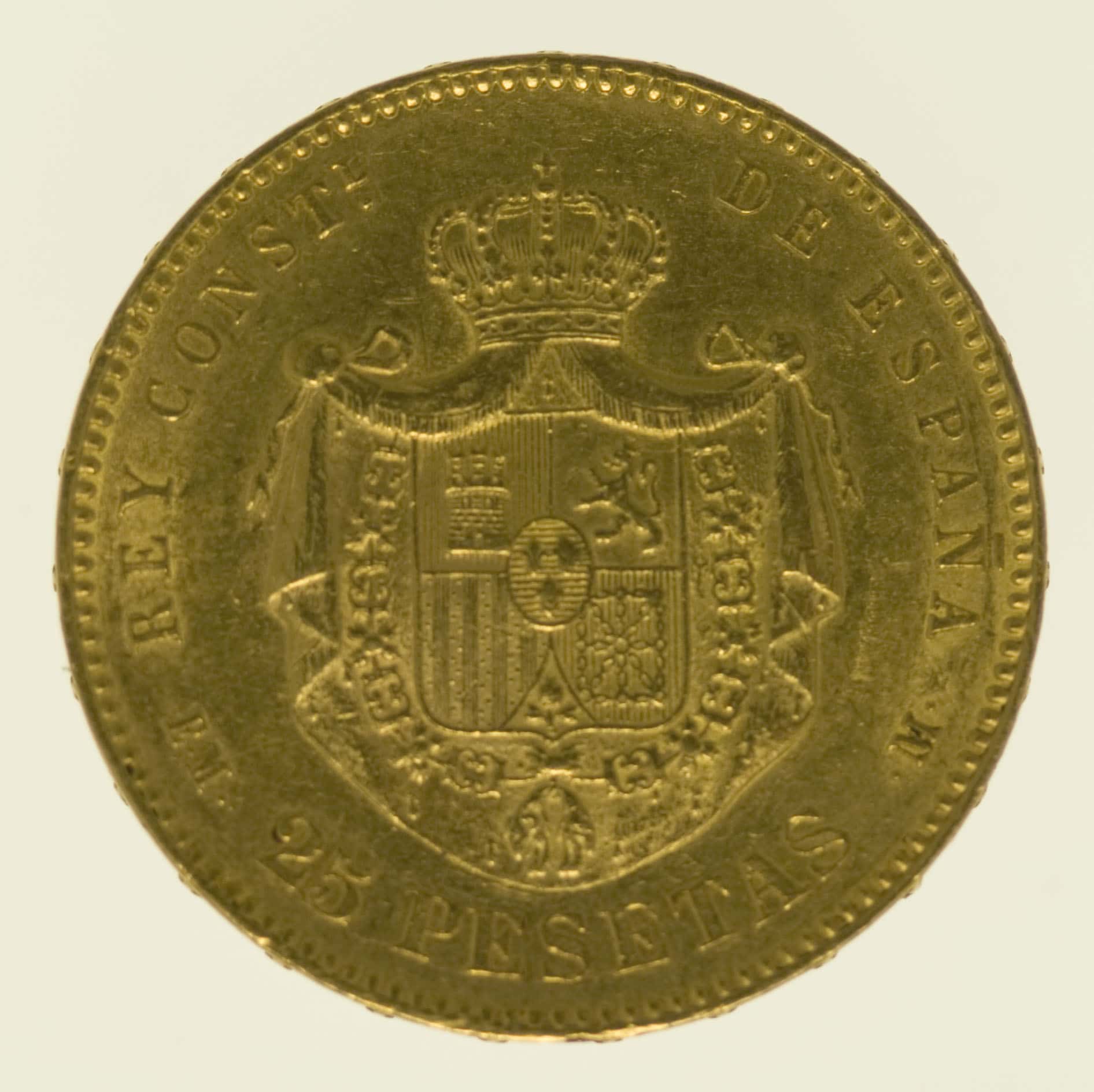 Spanien Alfonso XII. 25 Pesetas 1879 / 18-79