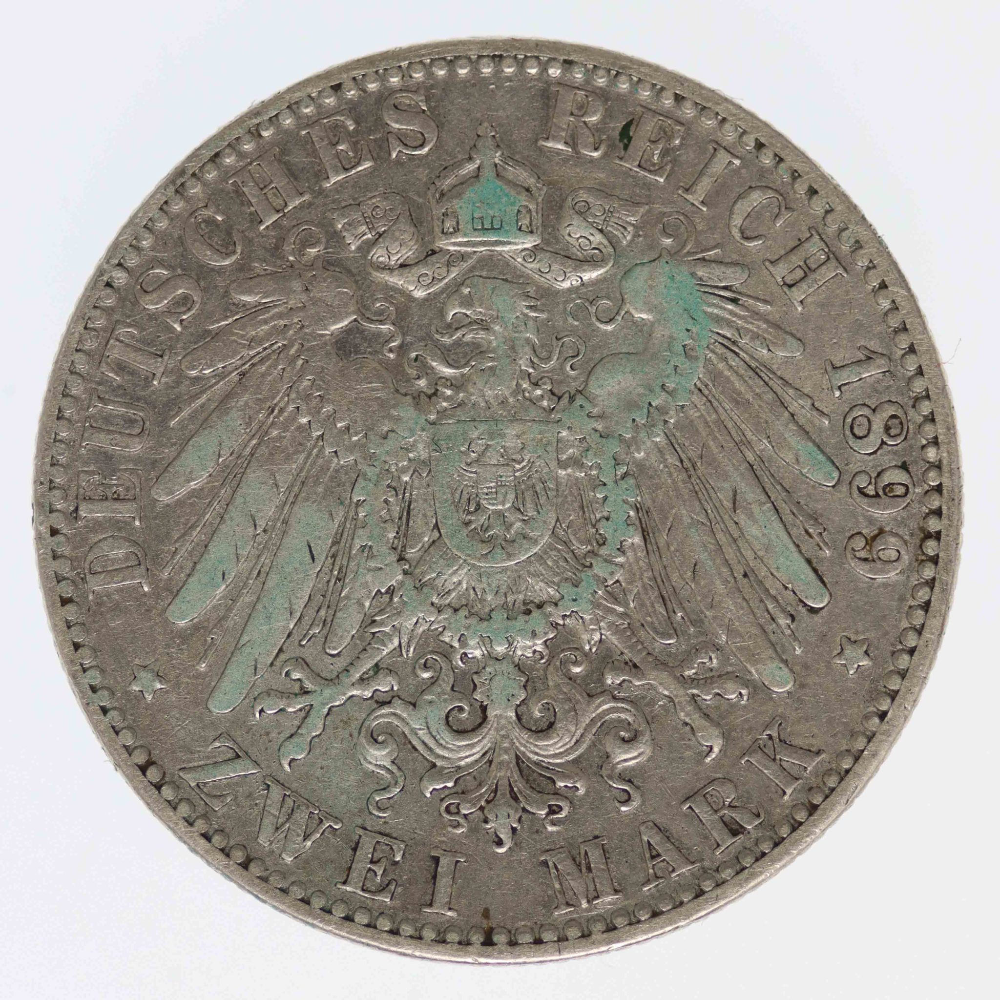 Hessen Ernst Ludwig 2 Mark 1899