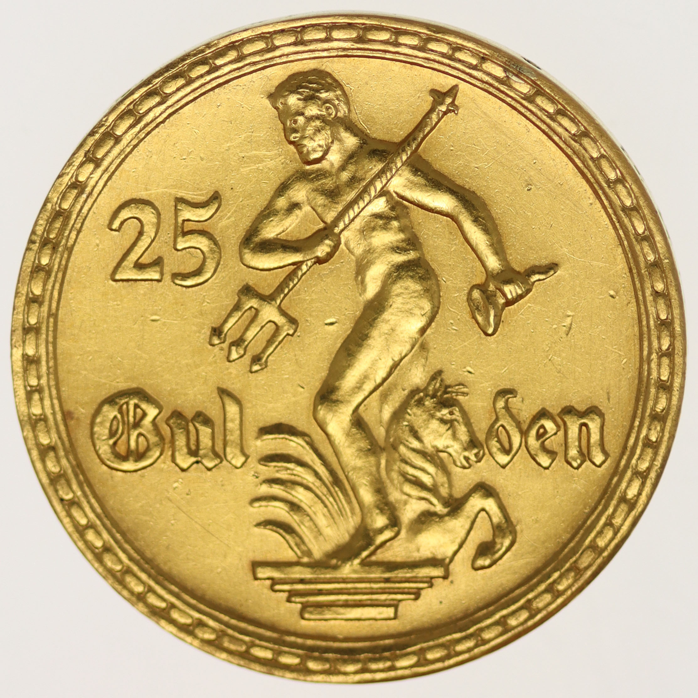 Danzig Freie Stadt 25 Gulden 1923