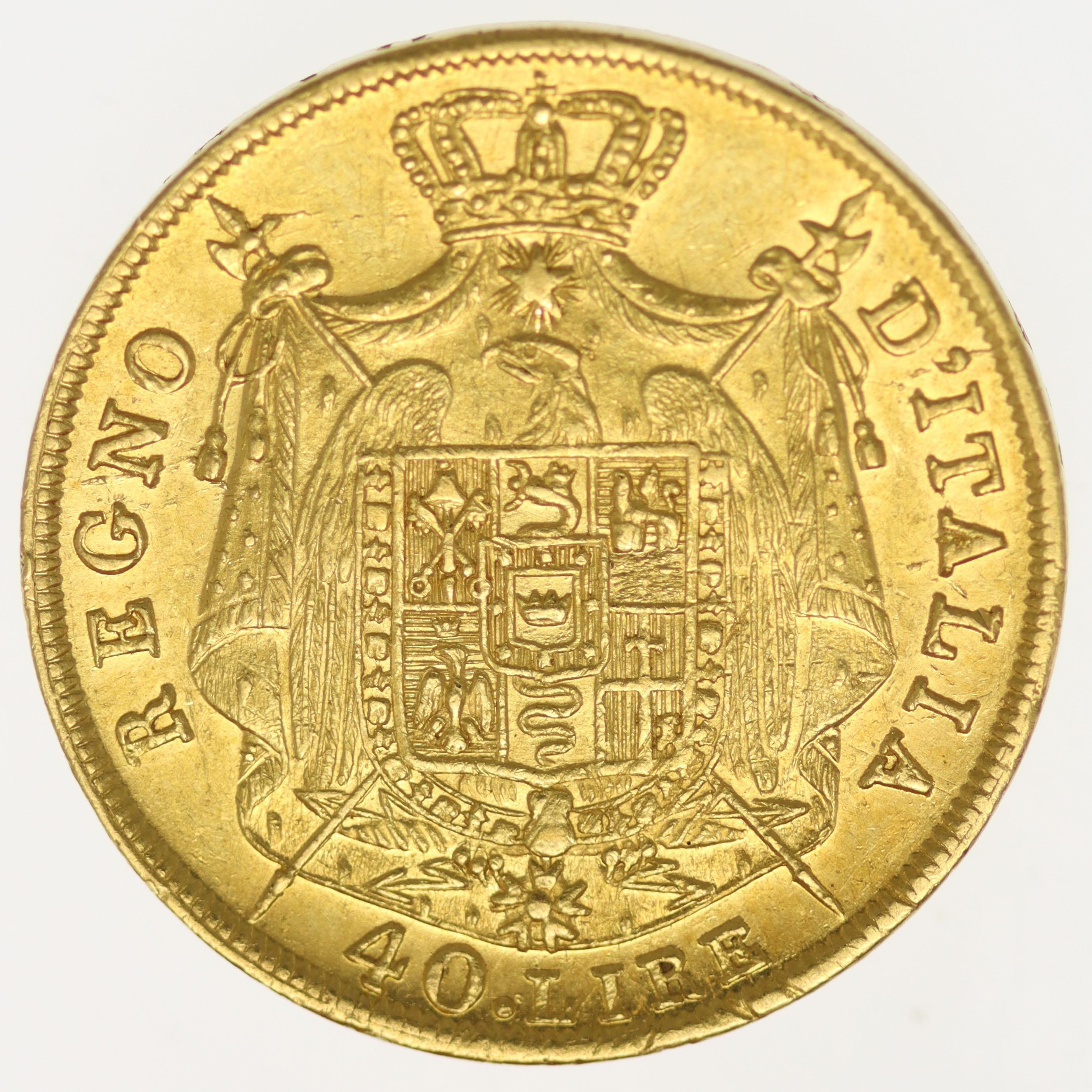 Italien Napoleon I. 40 Lire 1810 M