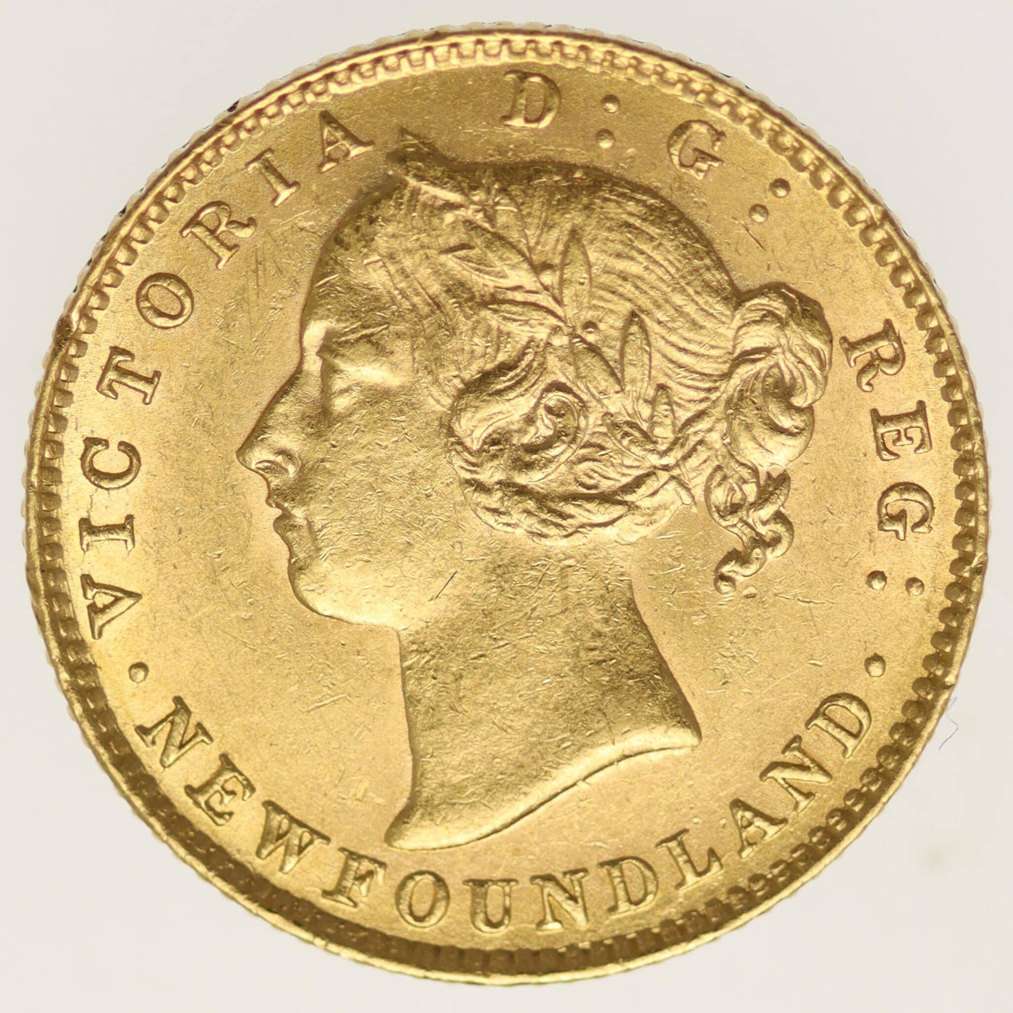 Kanada Neufundland Victoria 2 Dollars 1888