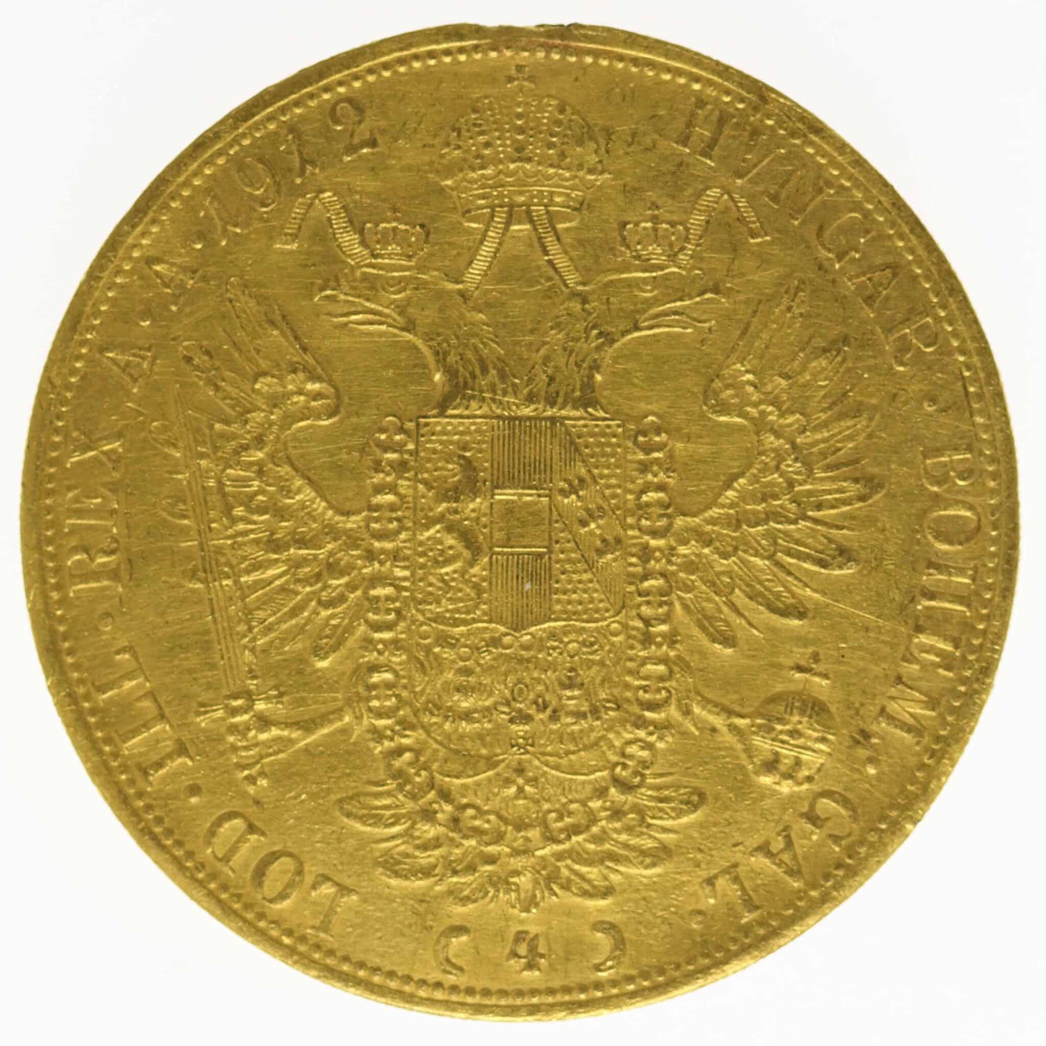 Österreich Kaiserreich Franz Joseph I. 4 Dukaten 1912