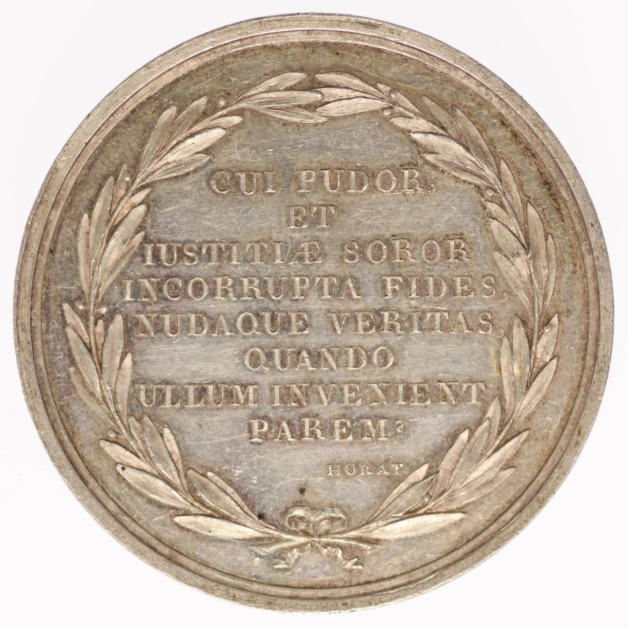 Bayern Maximilian I. Joseph Silbermedaille 1817