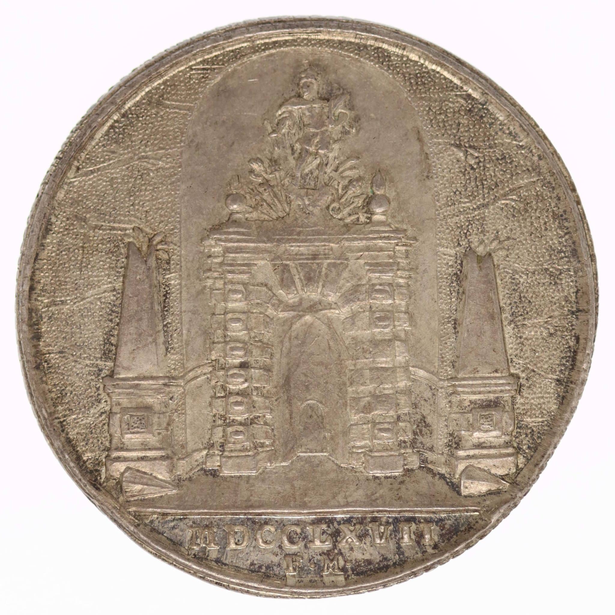 Österreich Salzburg Sigismund III. Schaumünze zu 1/2 Taler 1769