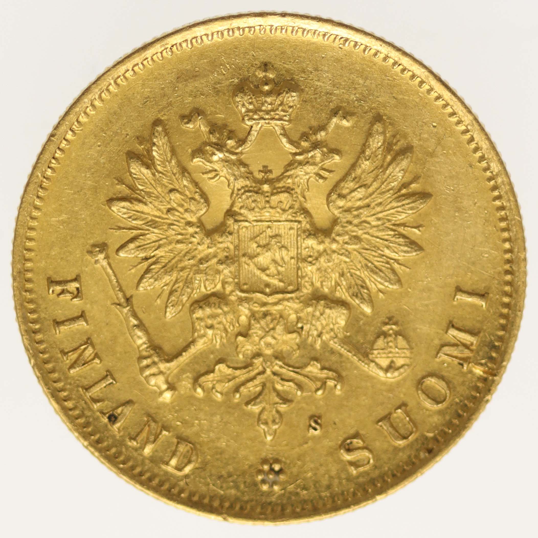 Finnland Alexander II. 10 Markkaa 1881