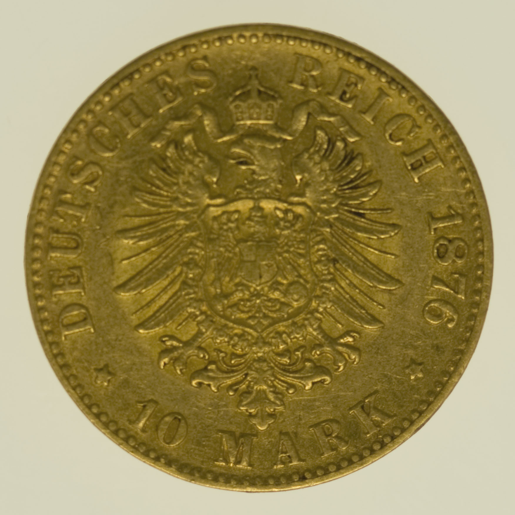 Hessen Ludwig III. 10 Mark 1876