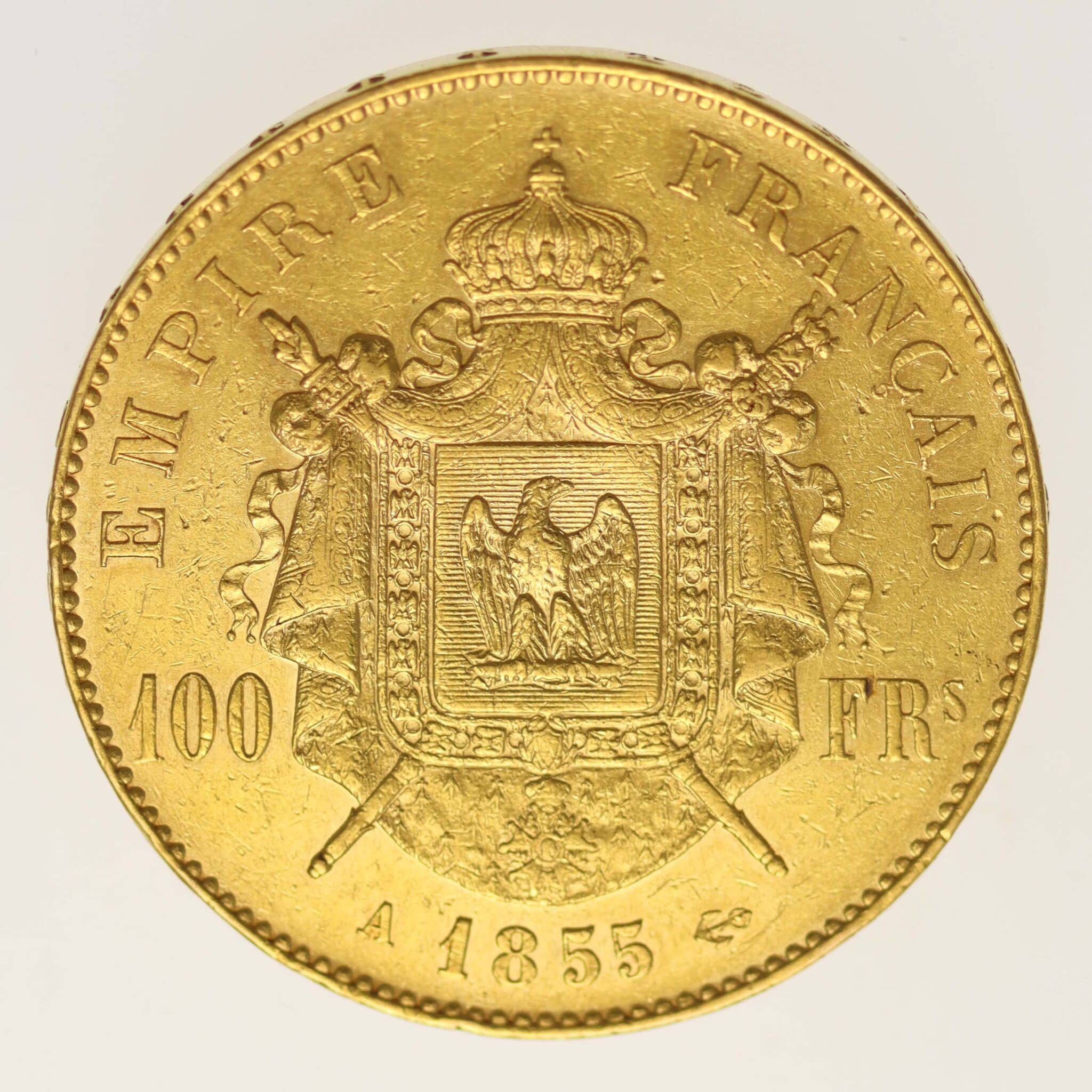 Frankreich Napoleon III. 100 Francs 1855 A