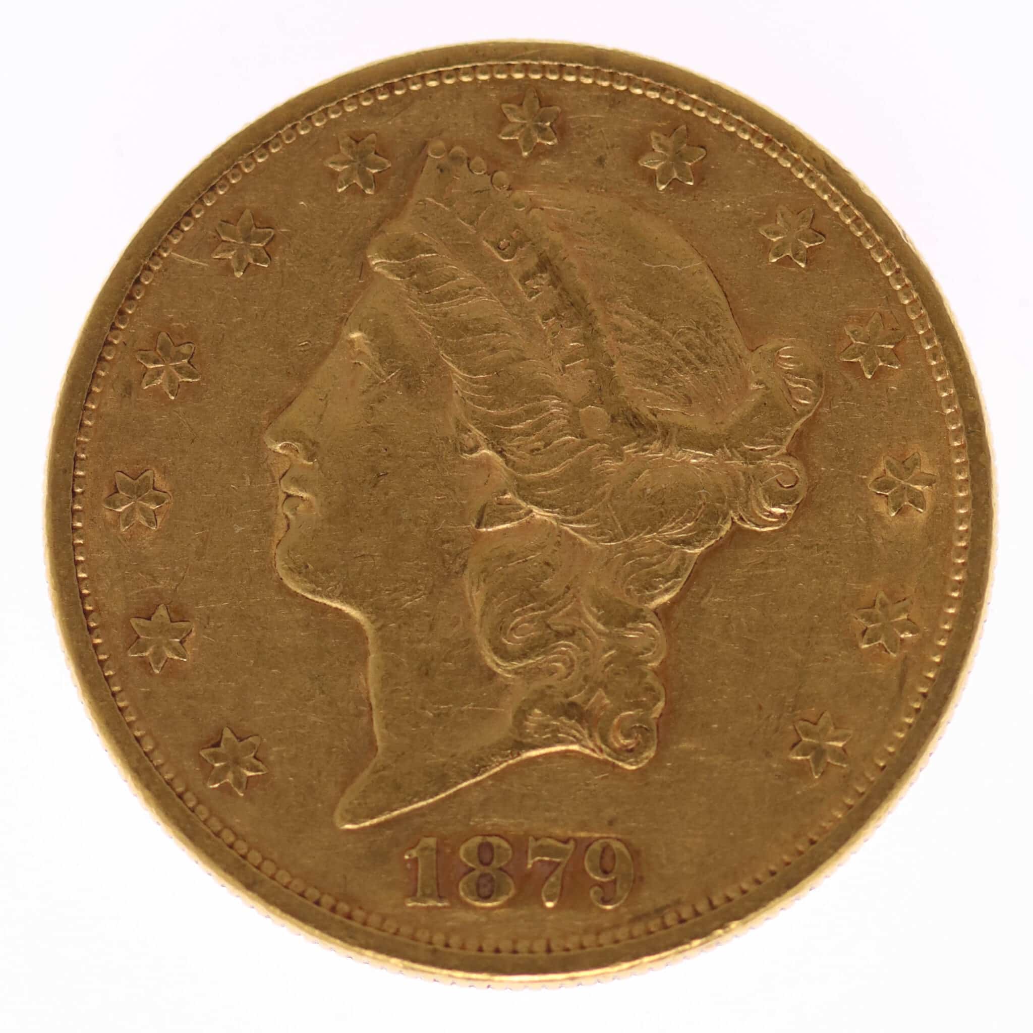 USA 20 Dollars 1879 S Liberty / Kopf