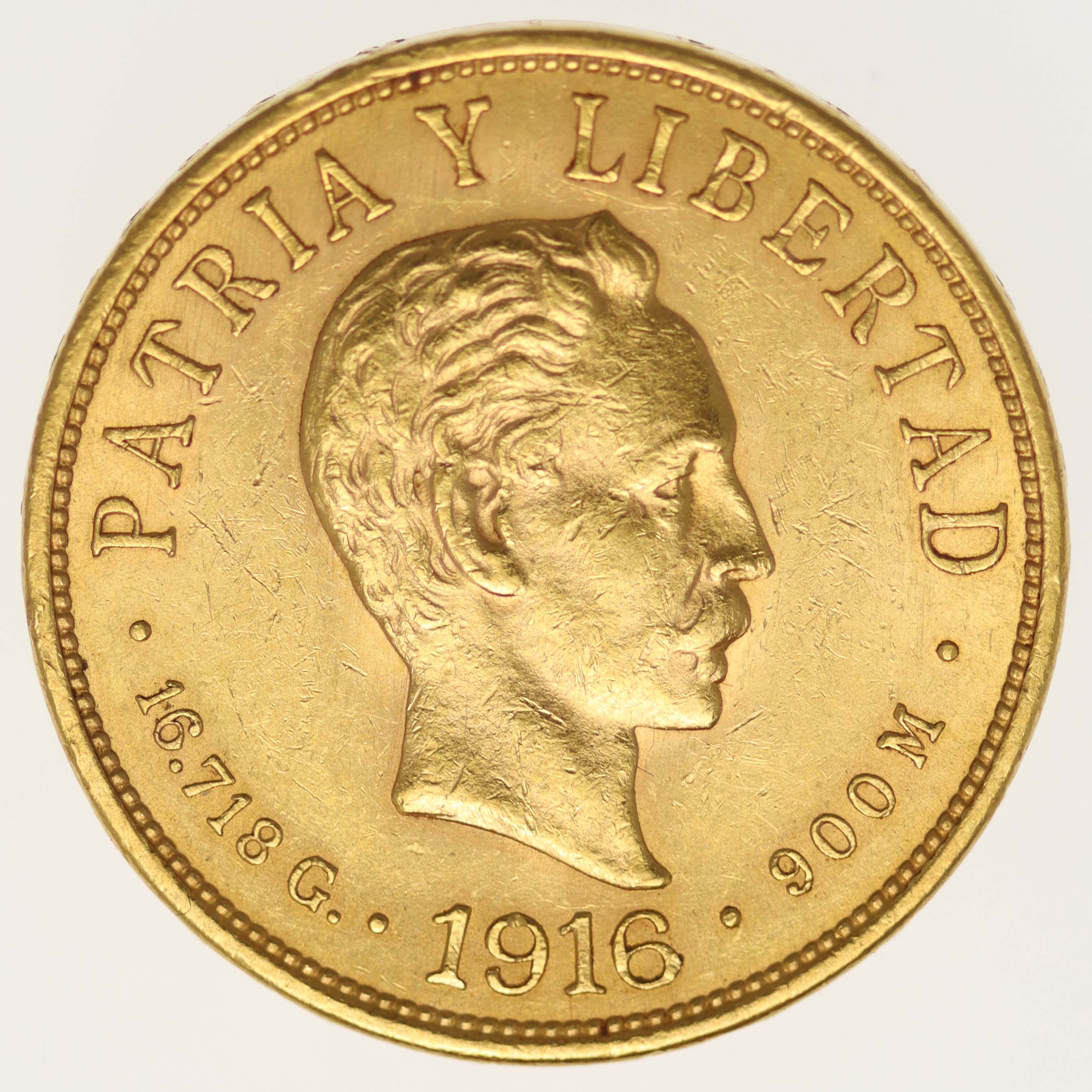 Kuba 10 Pesos 1916