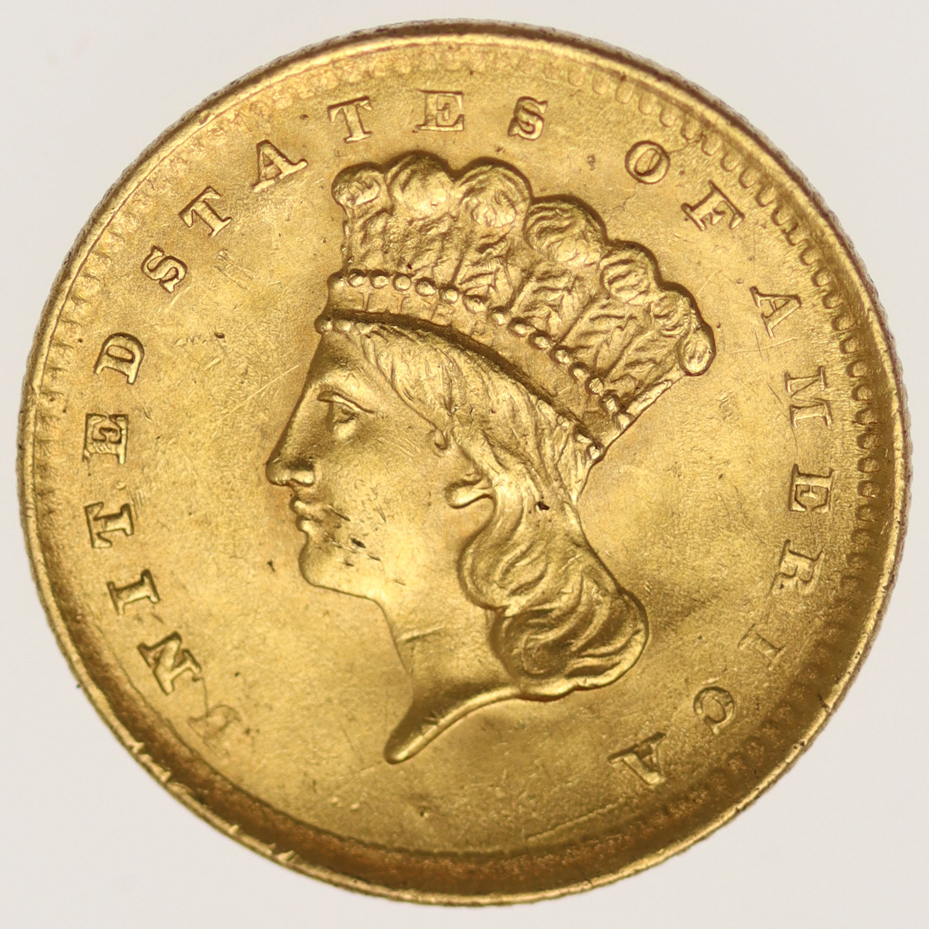 USA 1 Dollar 1856 Liberty / Kopf