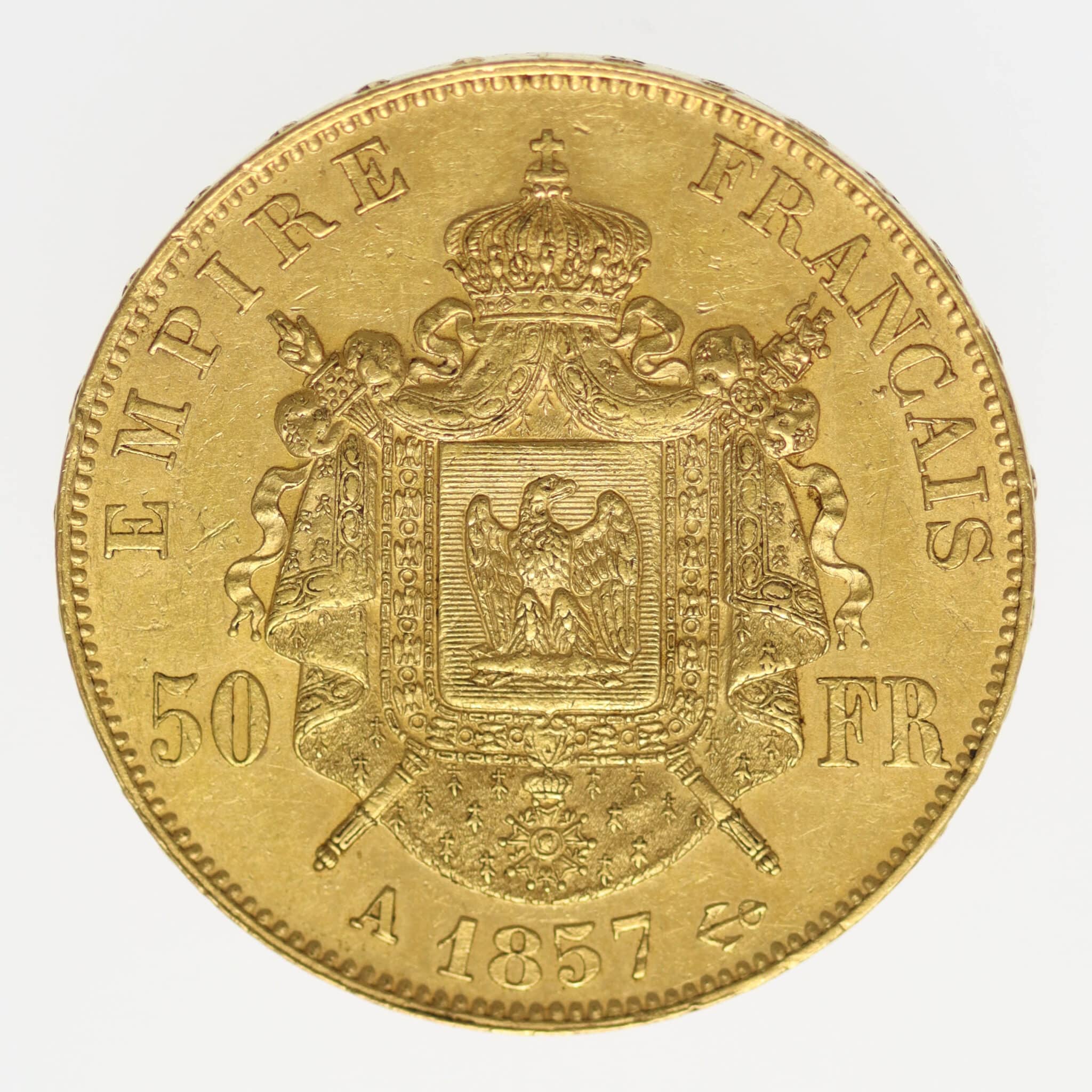 Frankreich Napoleon III. 50 Francs 1857 A