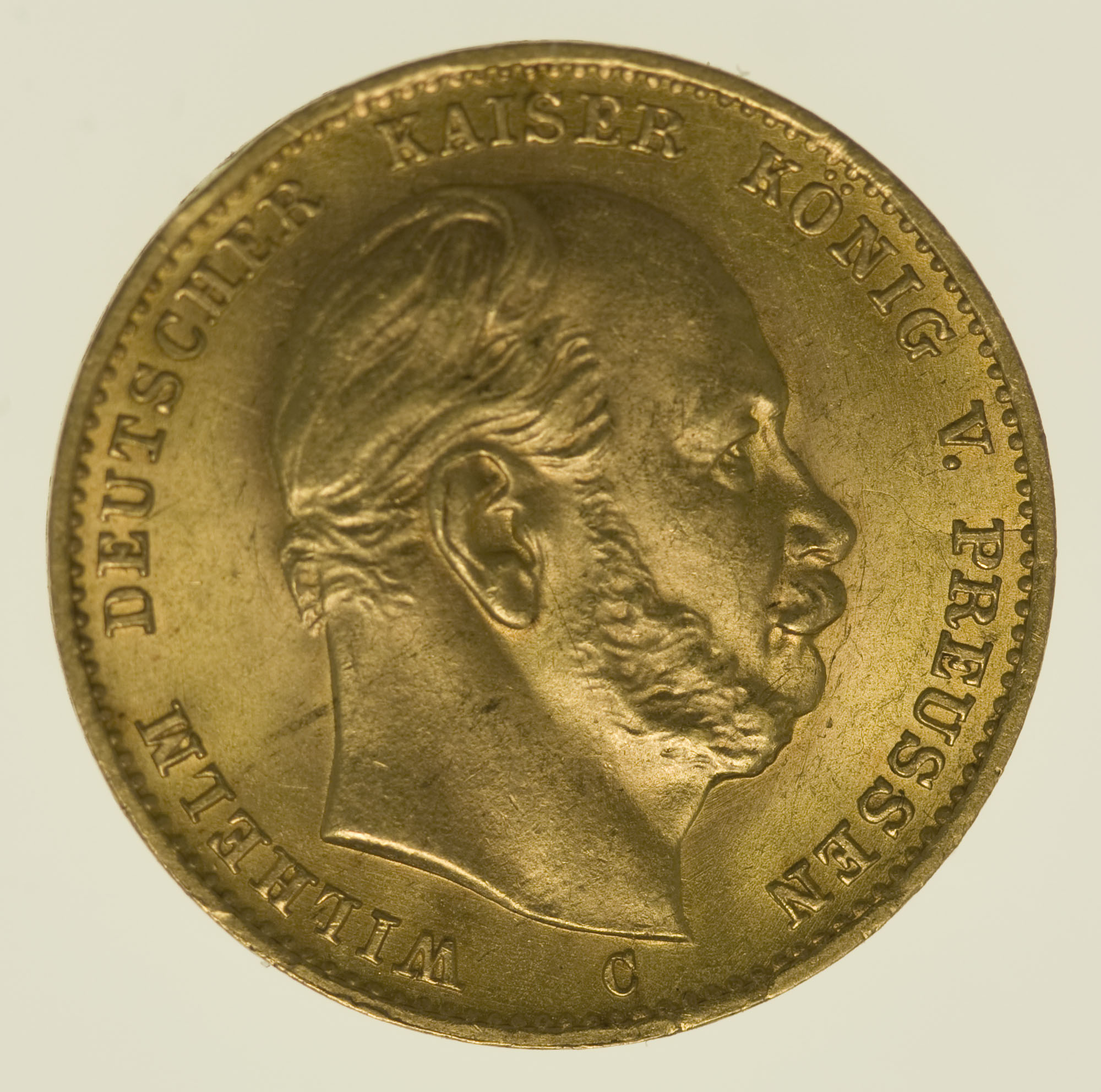 Preussen Wilhelm I. 10 Mark 1879 C