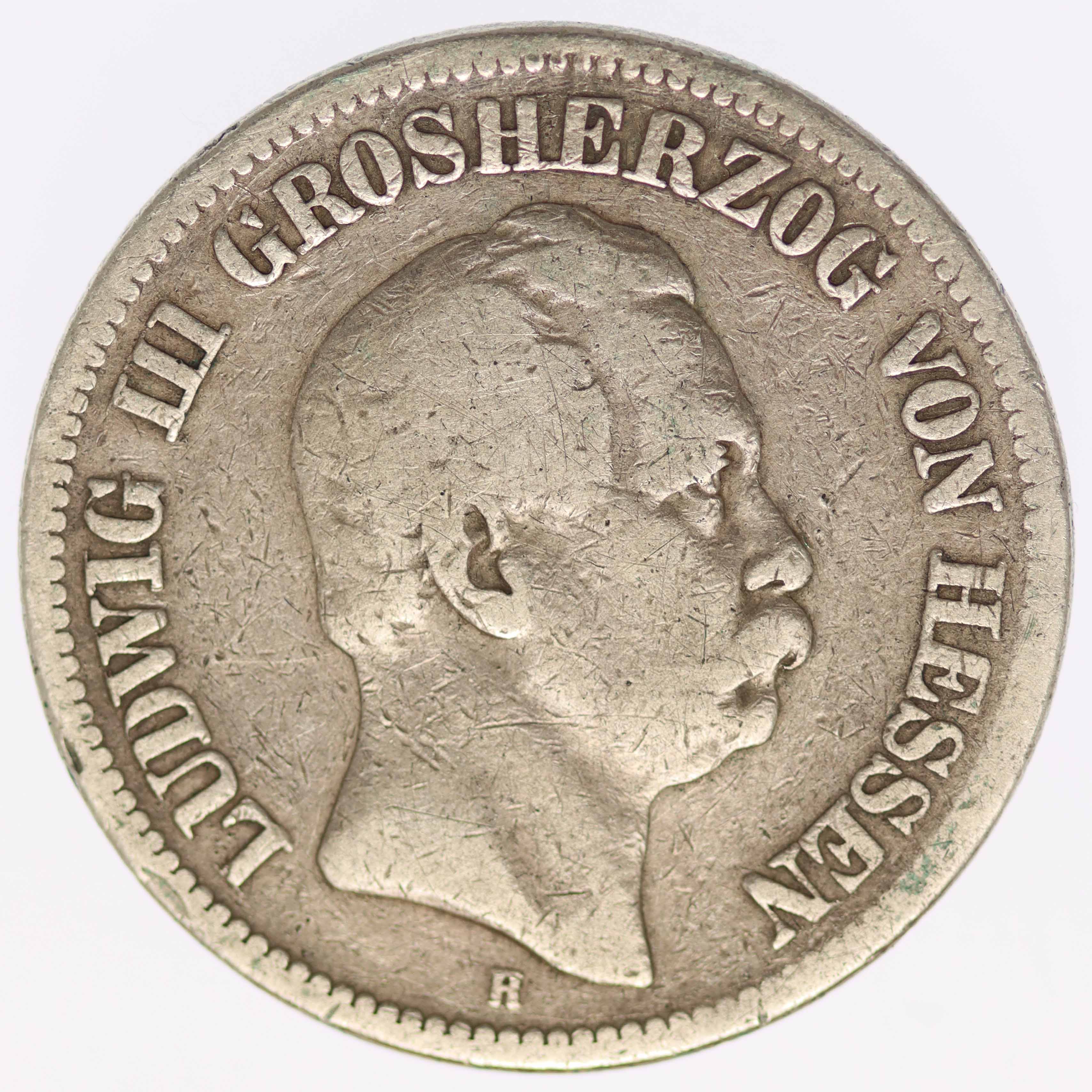 Hessen Ludwig III. 2 Mark 1877 H