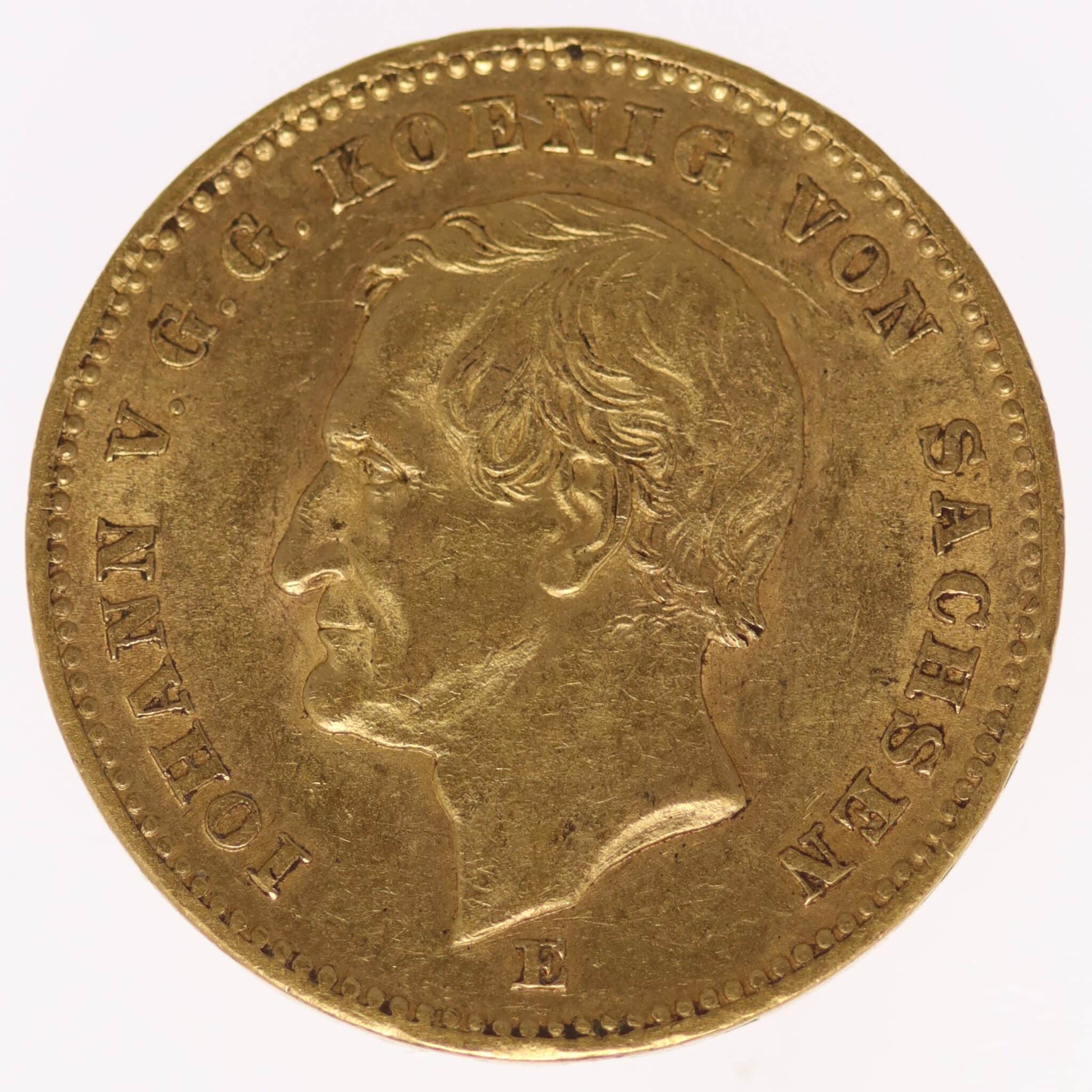 Sachsen Johann 20 Mark 1872