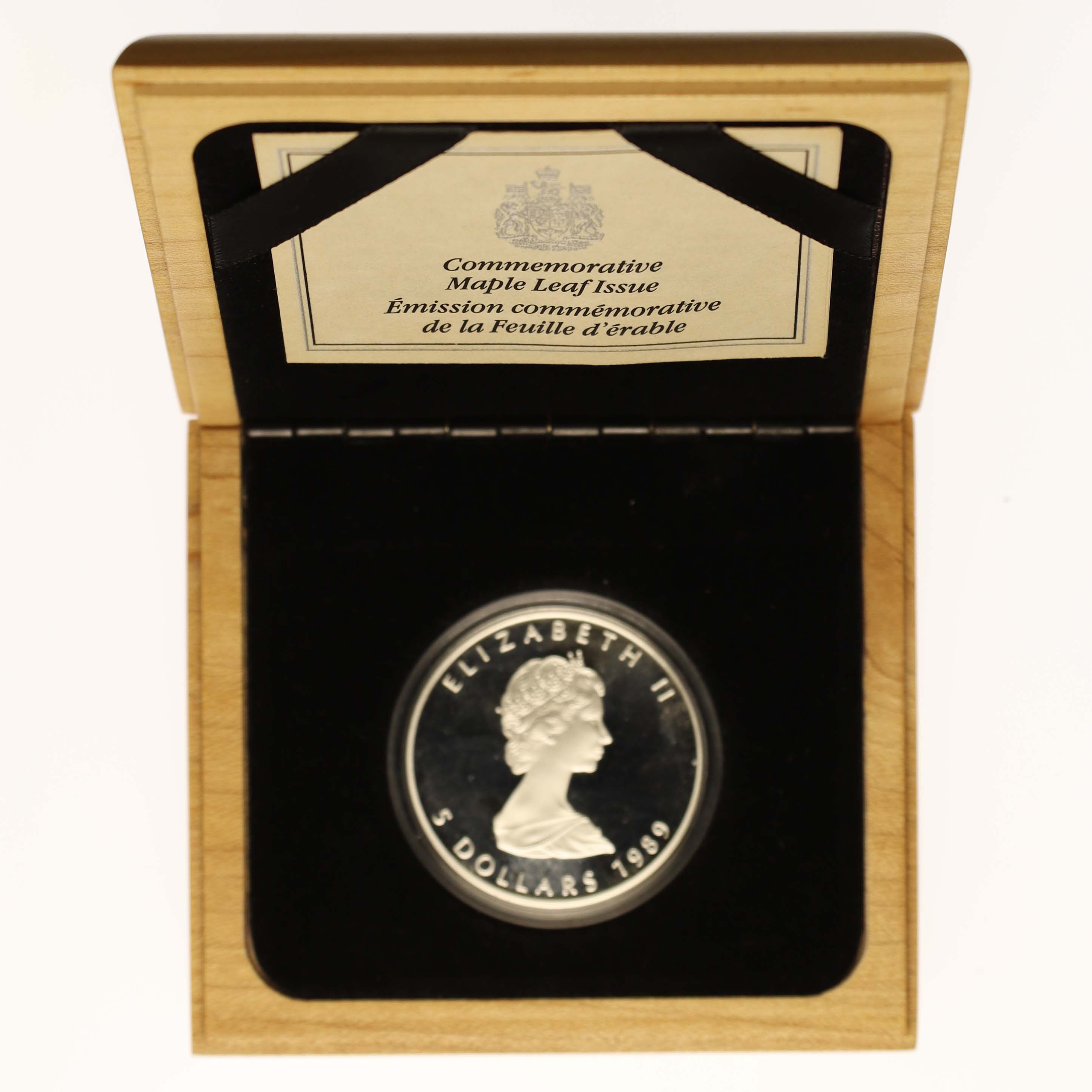 5 Dollars Elisabeth 1989 Maple Leaf